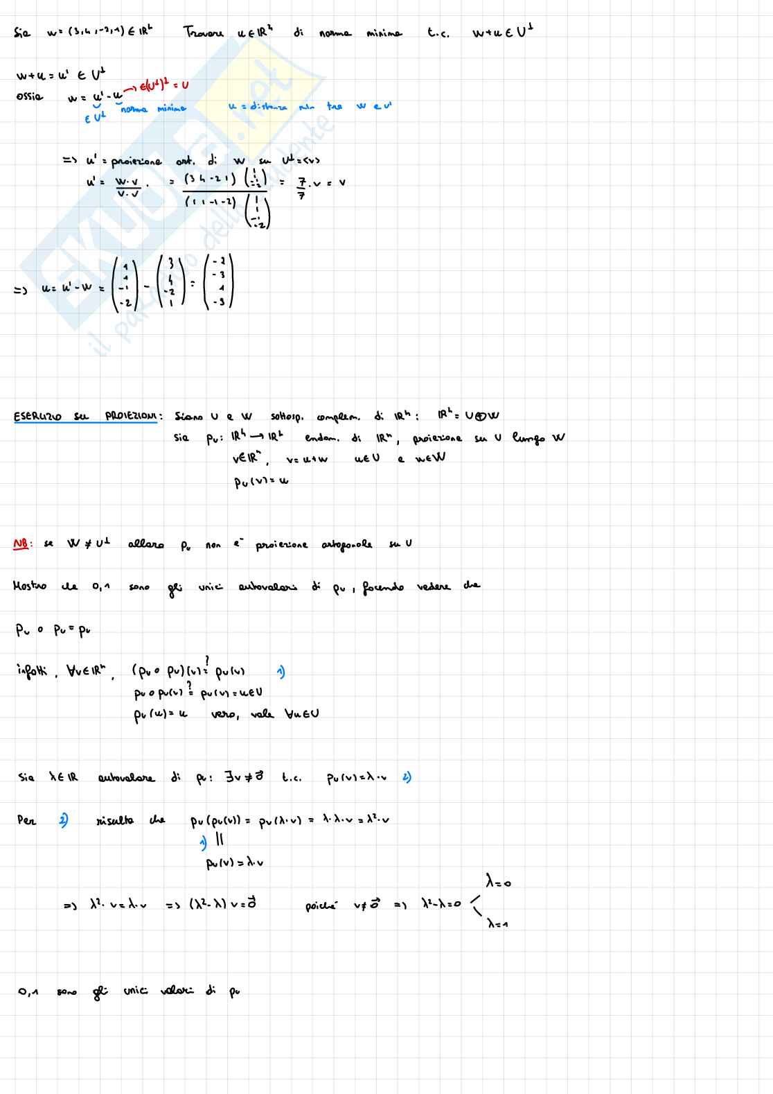 Appunti completi di Fondamenti di algebra lineare e geometria Pag. 46