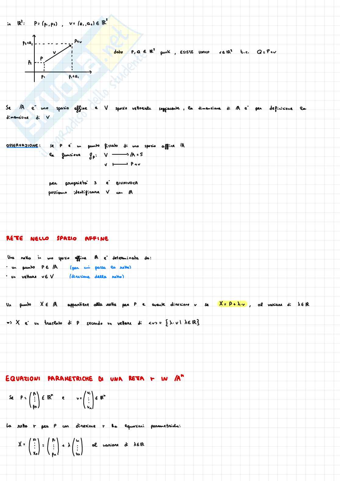 Appunti completi di Fondamenti di algebra lineare e geometria Pag. 51