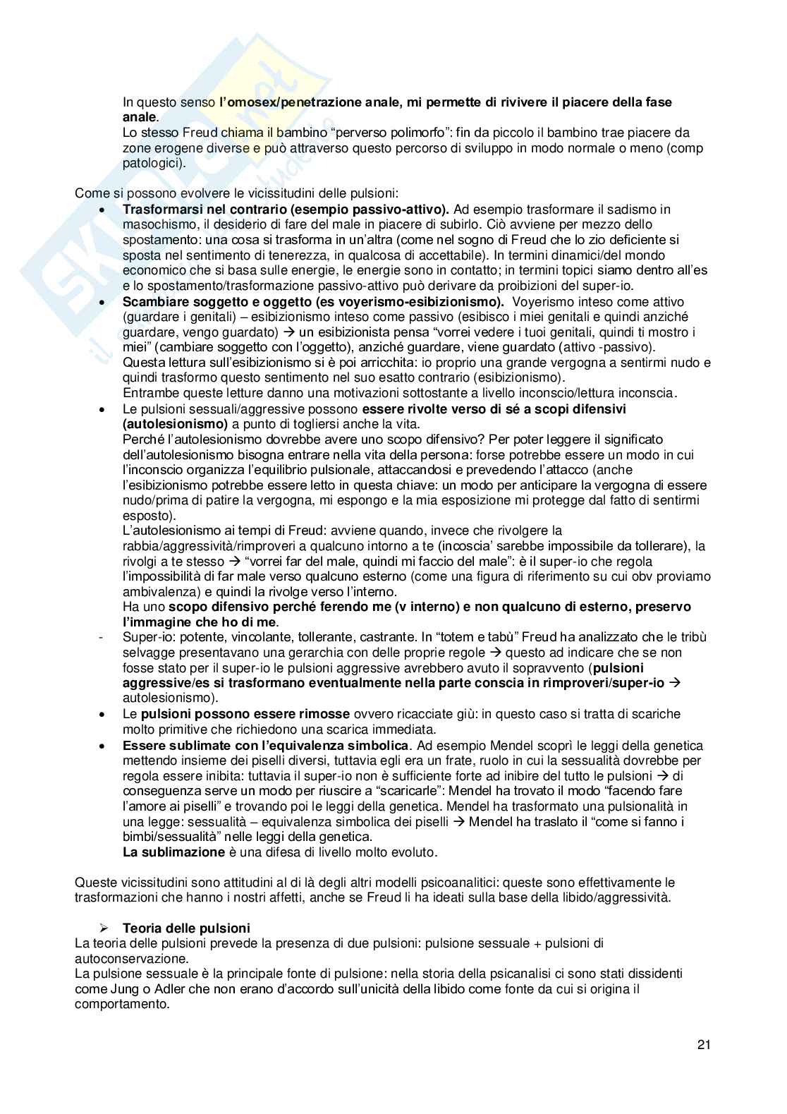 Psicologia dinamica Pag. 21