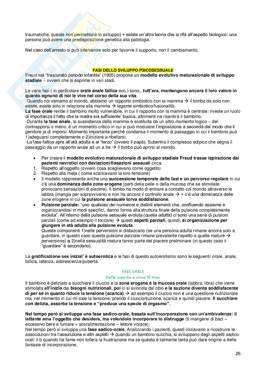 Psicologia dinamica Pag. 26