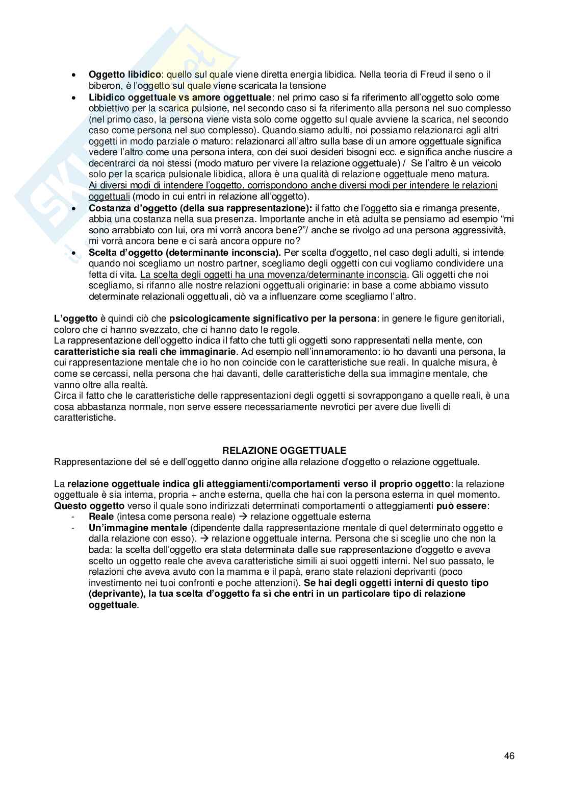 Psicologia dinamica Pag. 46