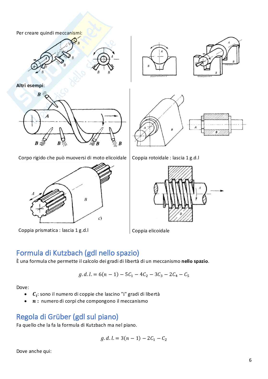 Riassunto Meccanica applicata Pag. 6
