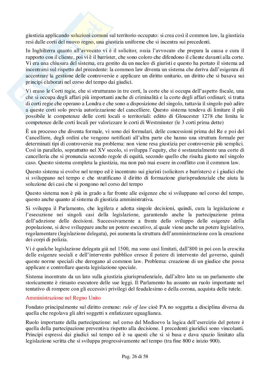 Diritto amministrativo comparato ed europeo Pag. 26