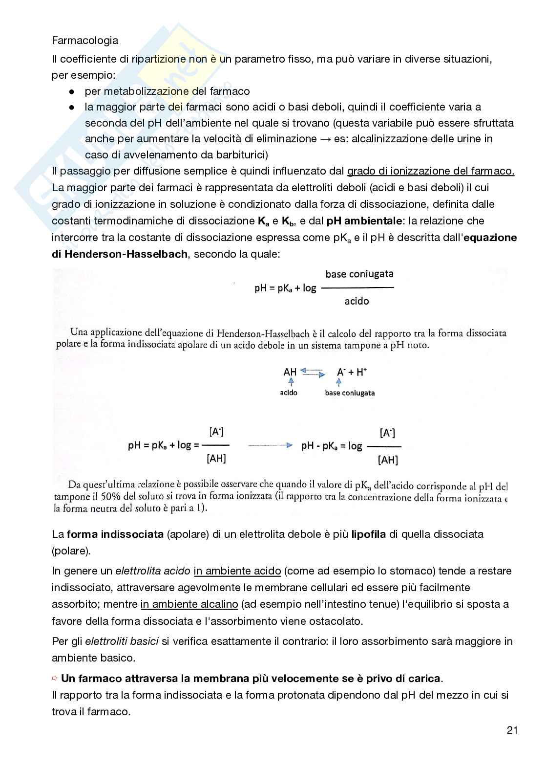 Appunti Farmacologia veterinaria Pag. 21
