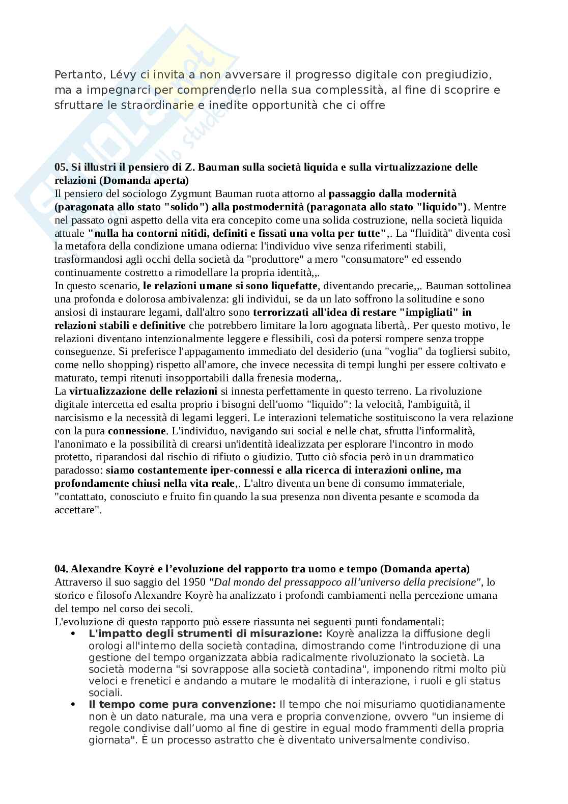 Domande aperte Informatica giuridica Pag. 6