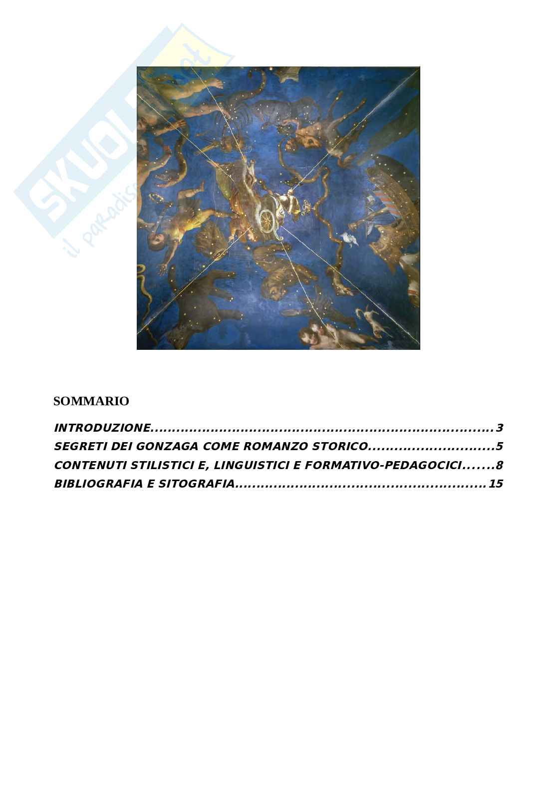 Mantova città aperta – elaborato scritto su Maria Bellonci, Segreti dei Gonzaga, Milano, Mondadori, 1947 Pag. 1