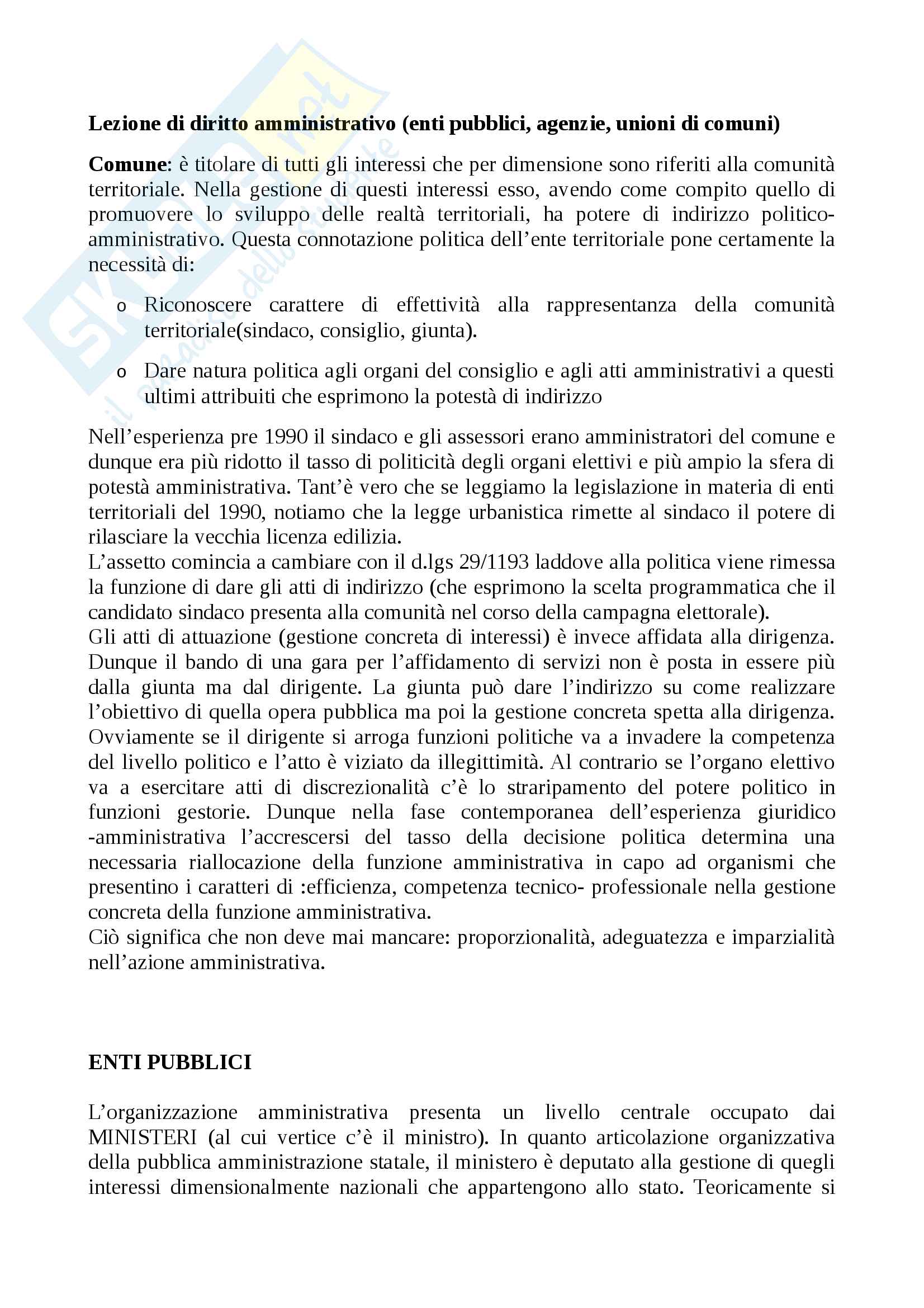 Enti pubblici, agenzie, unioni di comuni Pag. 1