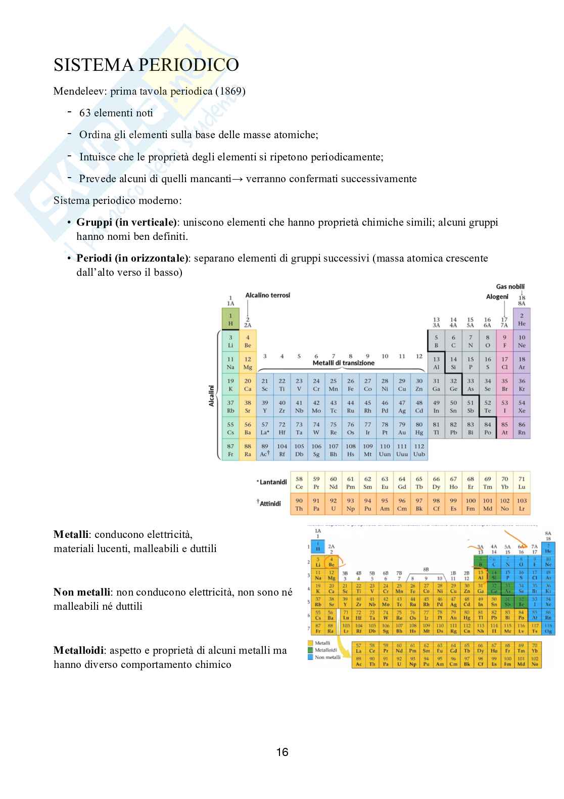 Appunti parte 2 di Fondamenti di chimica Pag. 1