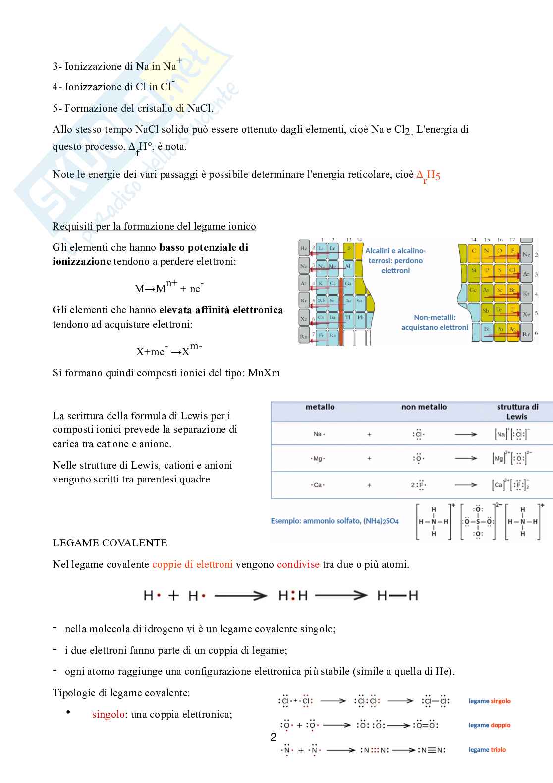 Appunti parte 2 di Fondamenti di chimica Pag. 6