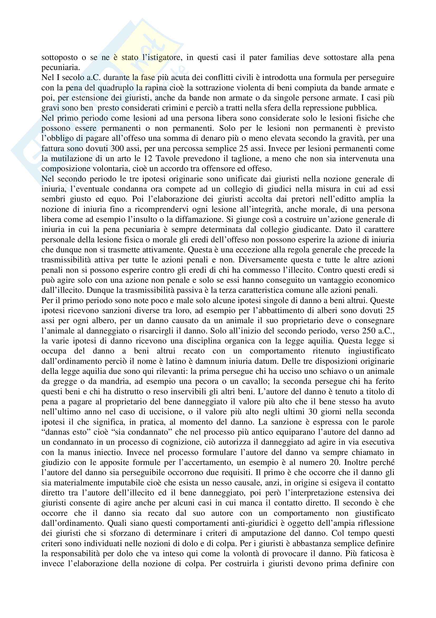 Diritto romano - il processo Pag. 11