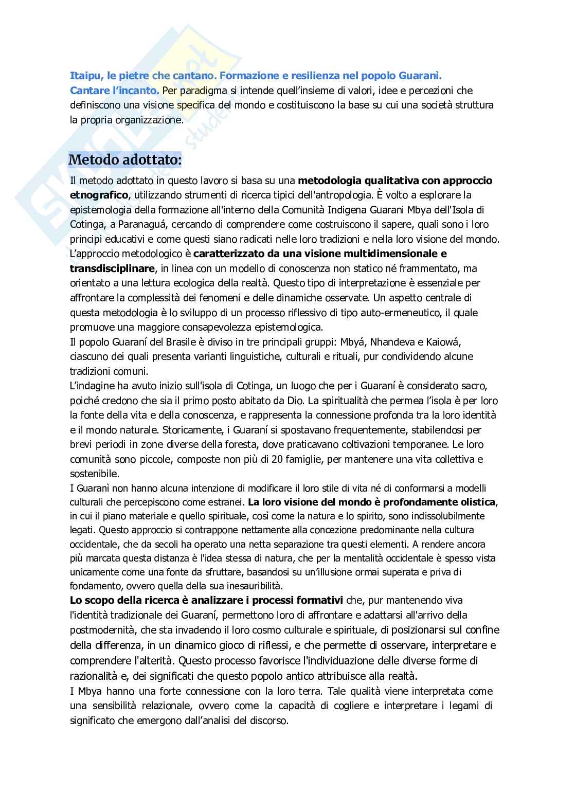 Appunti Educazione comparata Pag. 1
