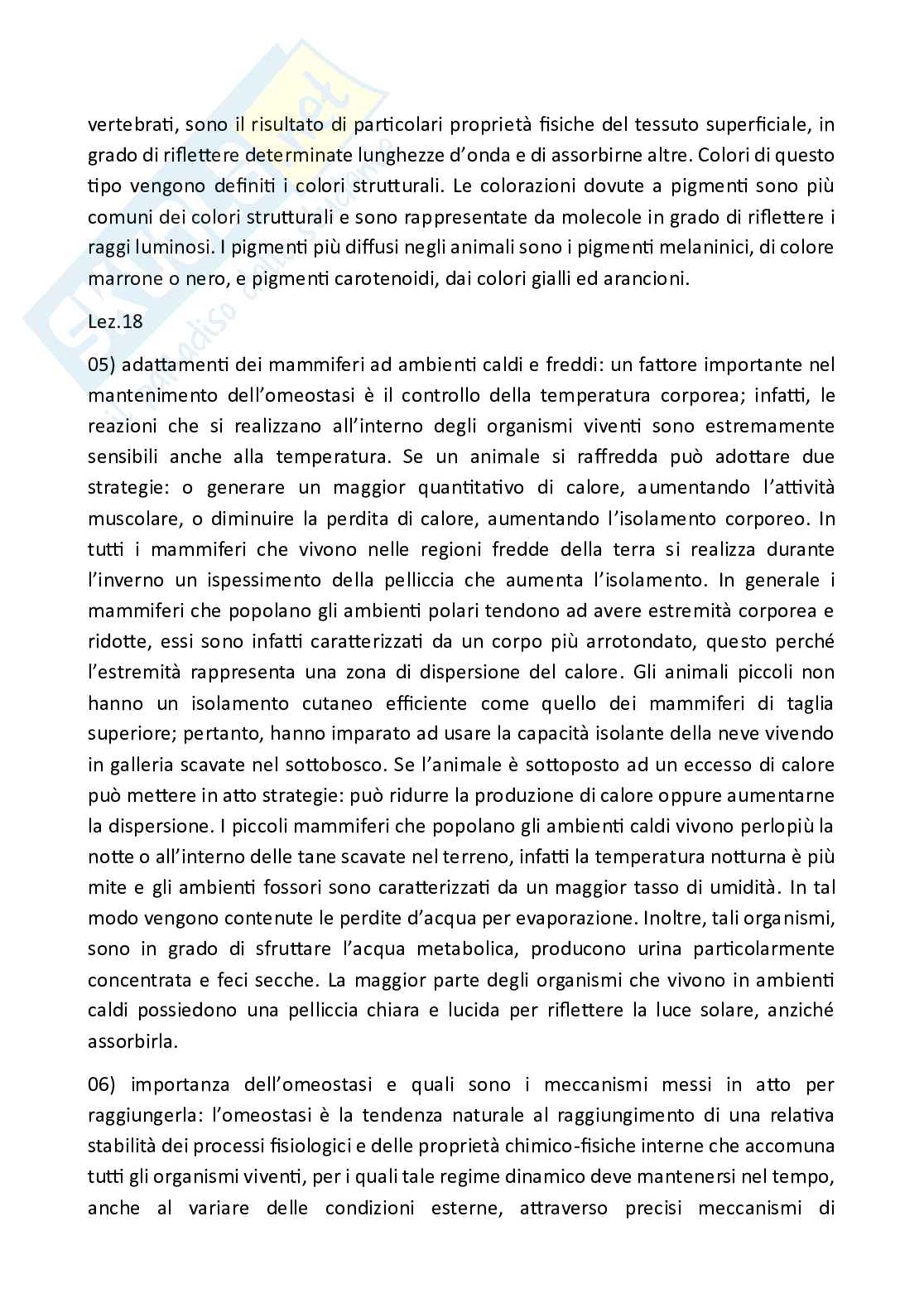 Paniere Zoologia  - Risposte aperte - aggiornato (2026) Pag. 21