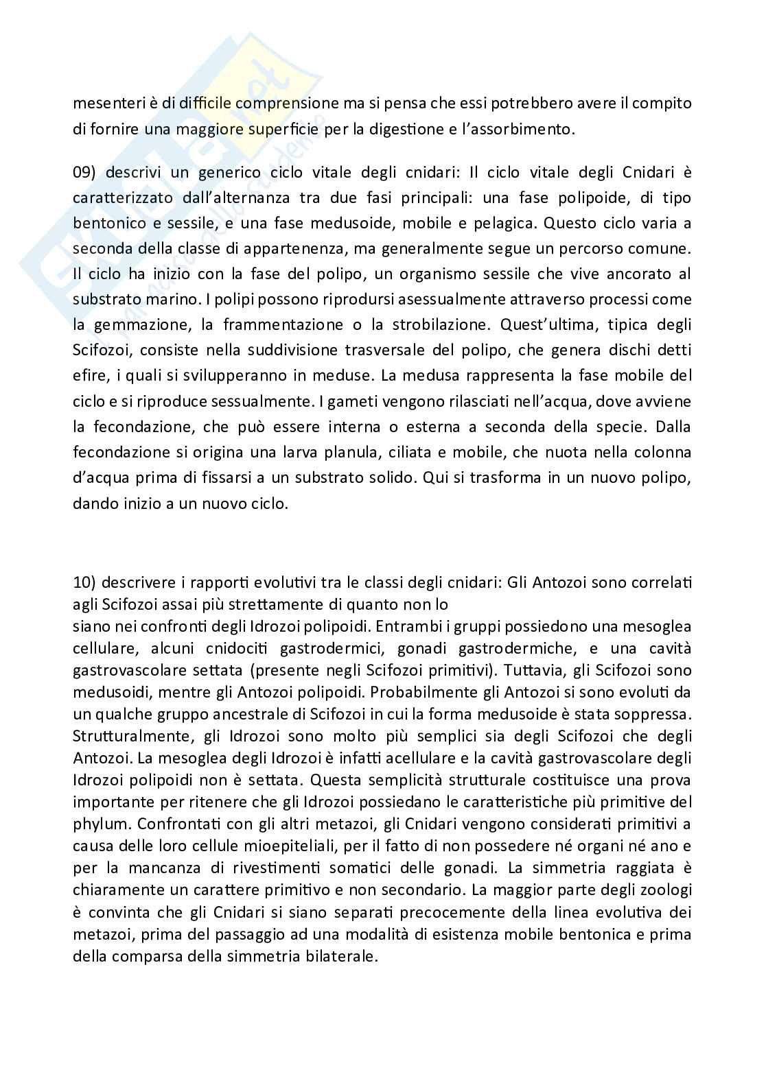 Paniere Zoologia  - Risposte aperte - aggiornato (2026) Pag. 41