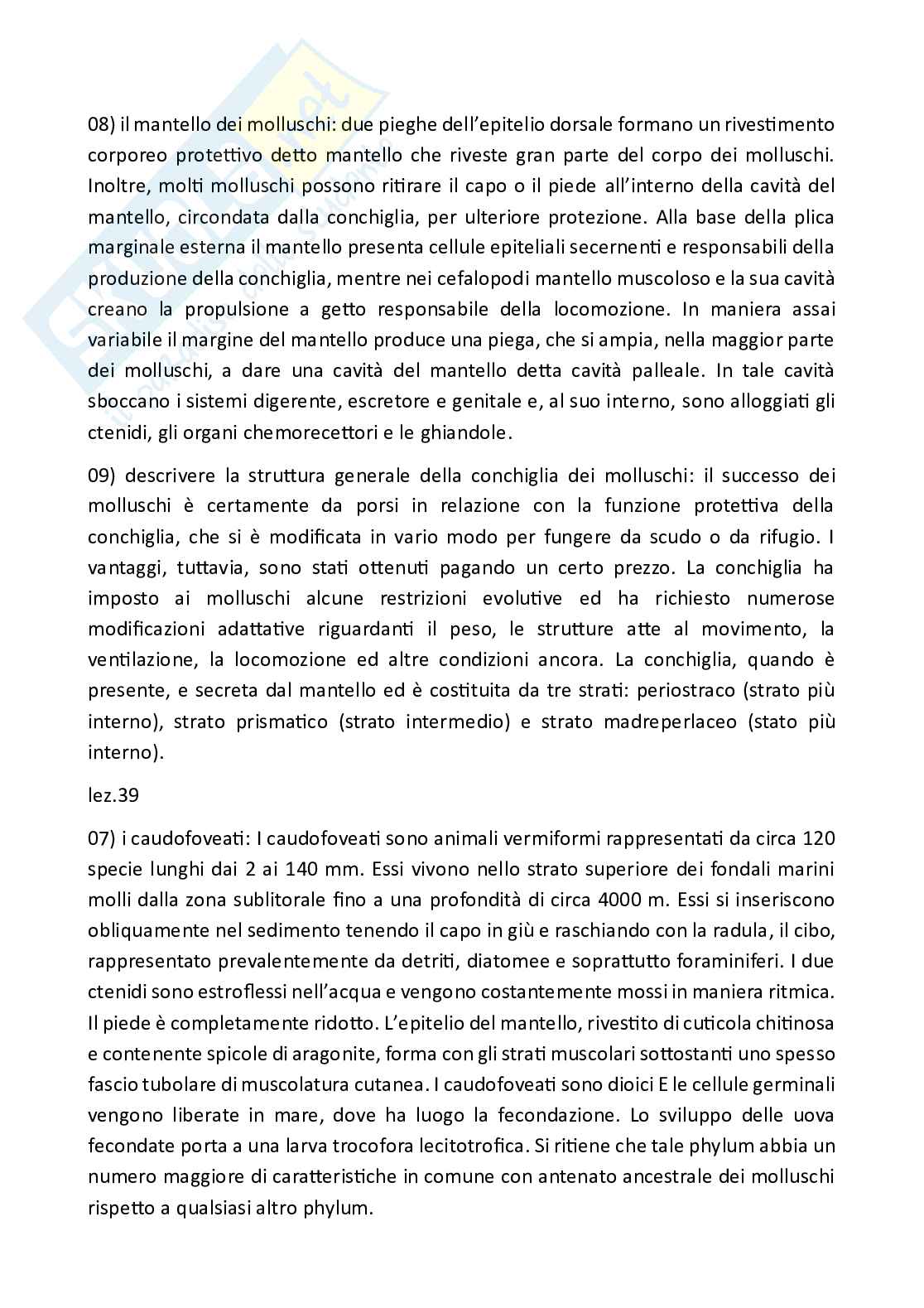 Paniere Zoologia  - Risposte aperte - aggiornato (2026) Pag. 46