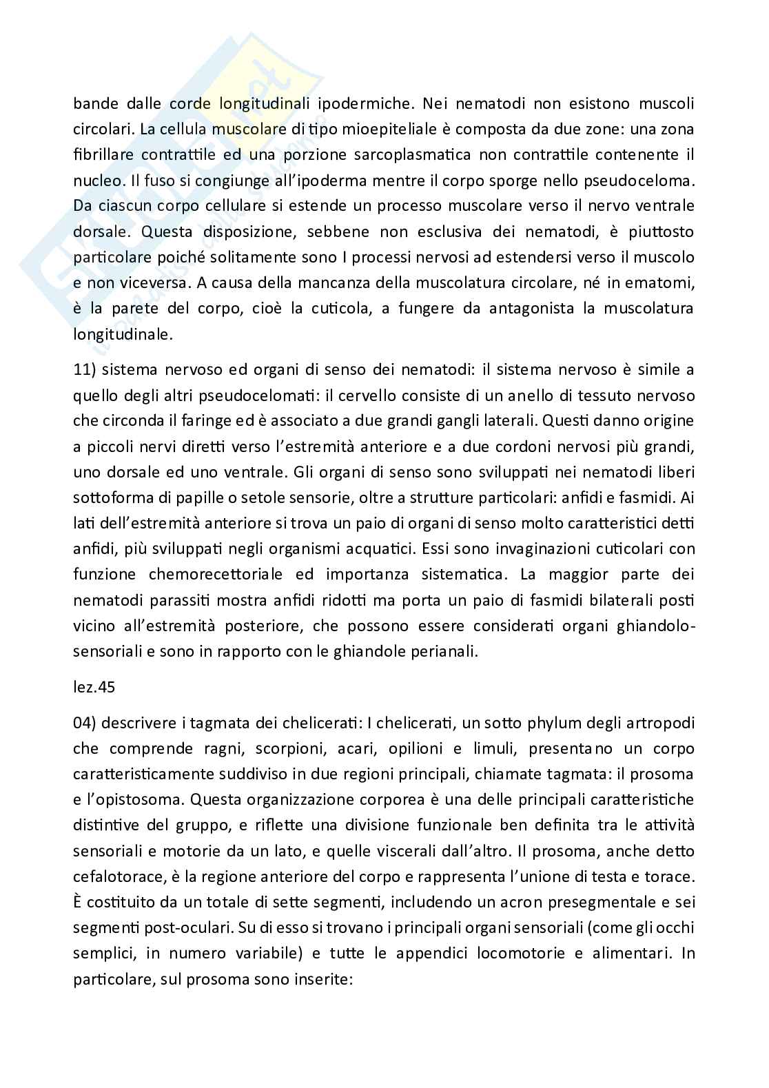 Paniere Zoologia  - Risposte aperte - aggiornato (2026) Pag. 56