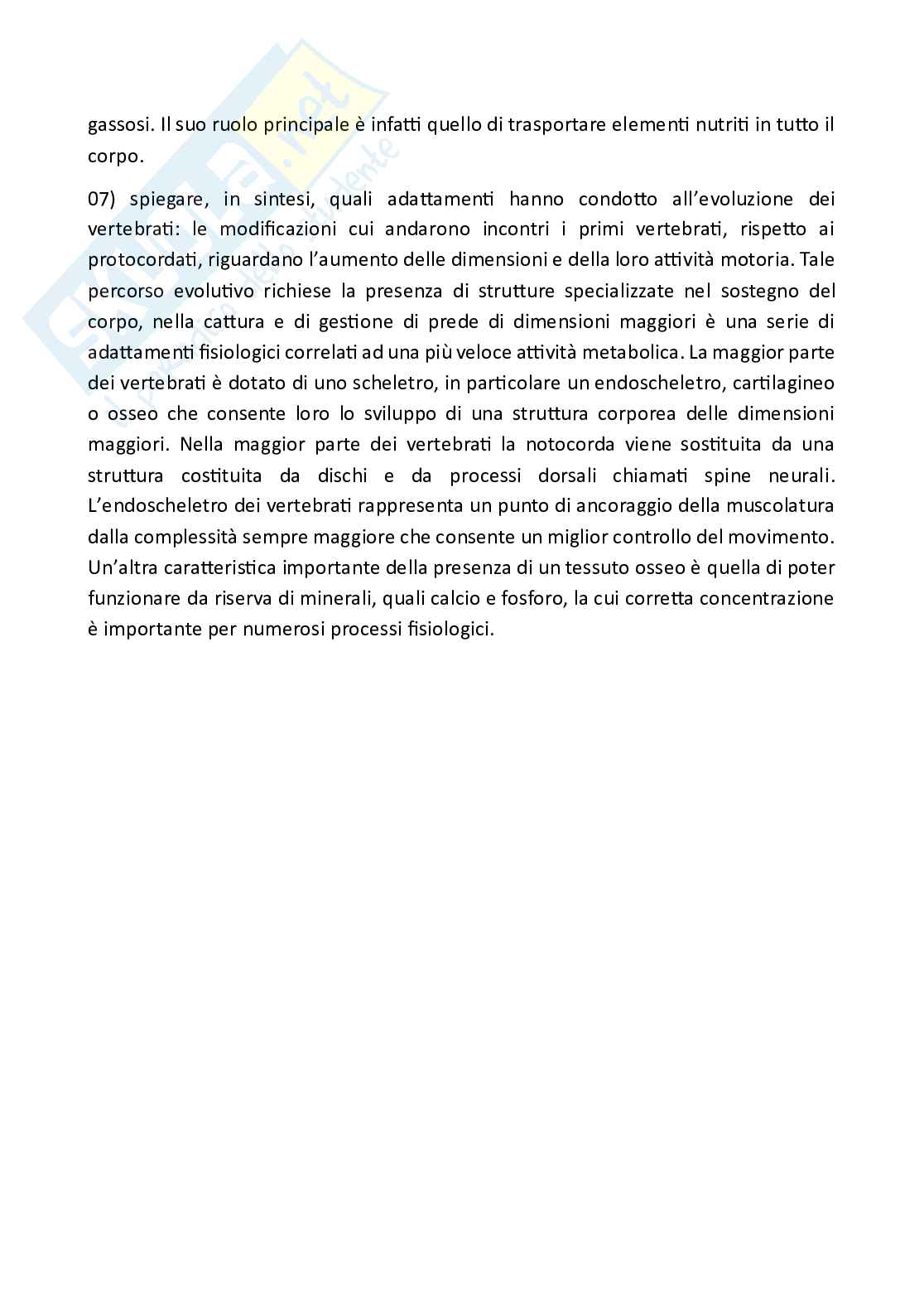 Paniere Zoologia  - Risposte aperte - aggiornato (2026) Pag. 71