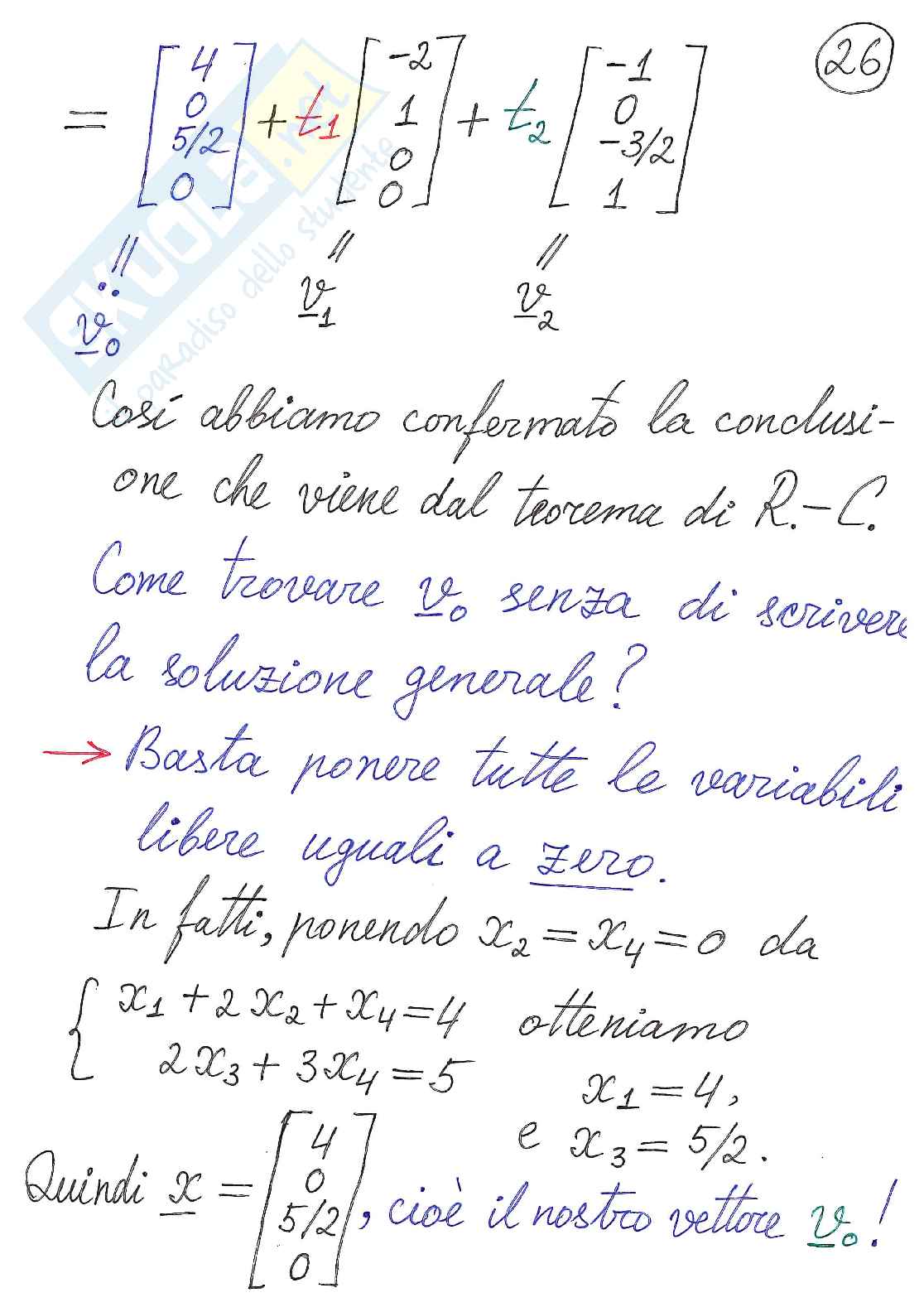 Algebra delle matrici Pag. 26