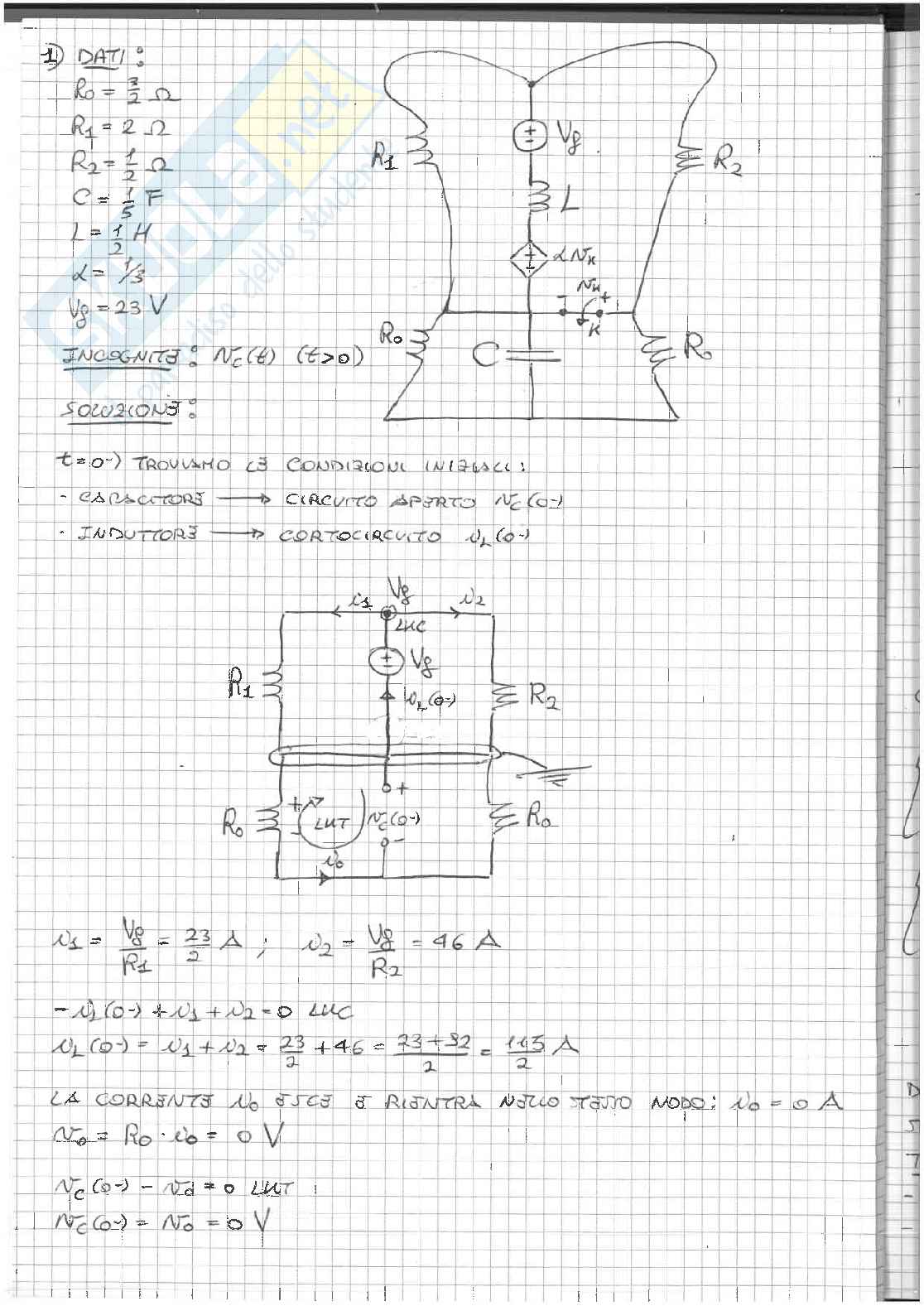 Elettrotecnica - Compiti Svolti (2012 - 2017) Pag. 2