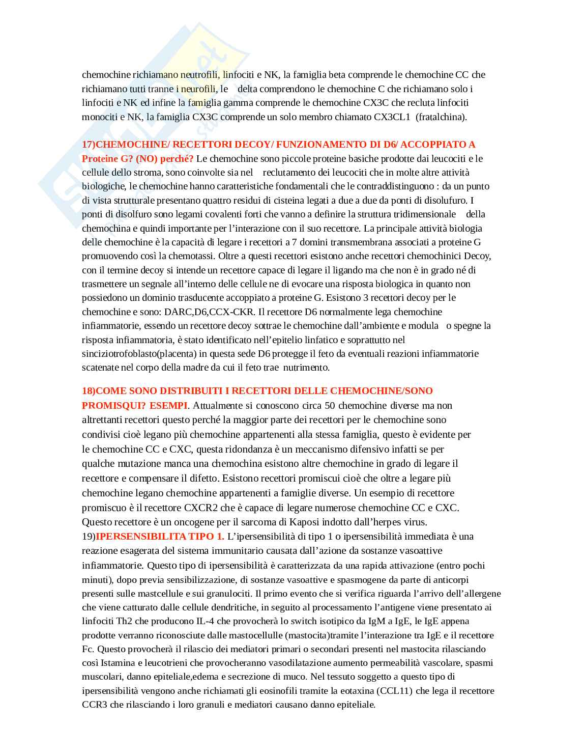 Domande Patologia, orale Pag. 6