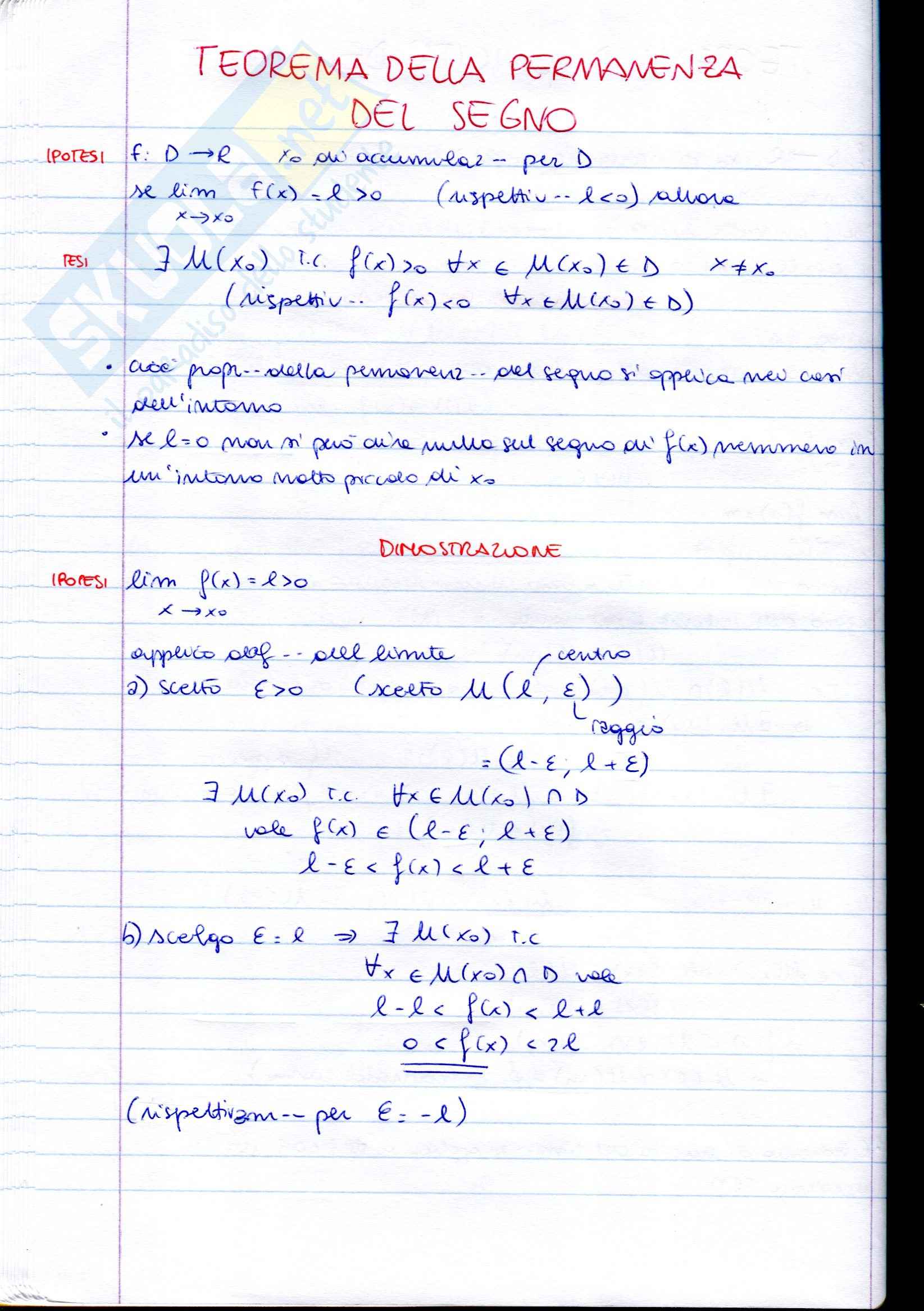 Matematica Generale I - Appunti Pag. 21