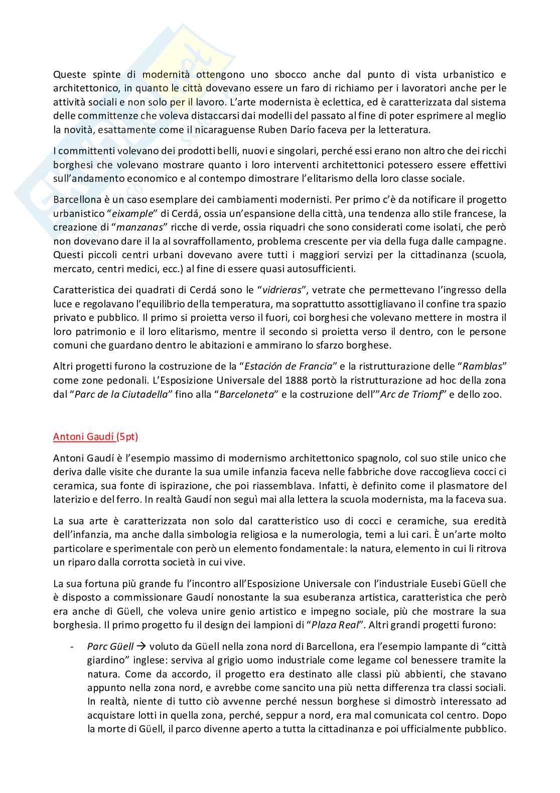 Appunti di Cultura spagnola I (a.a. 21-22) Pag. 6