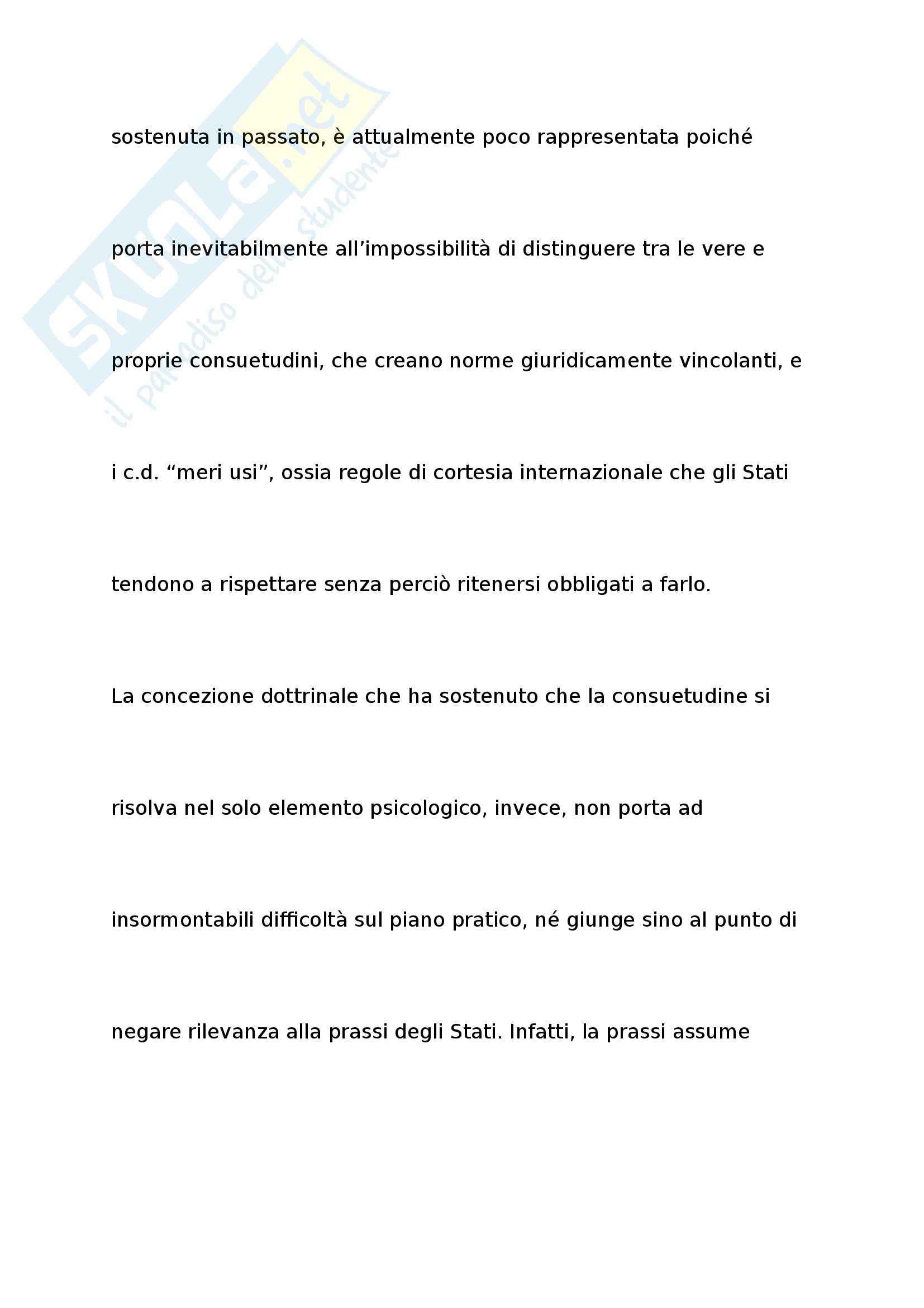 Riassunto esame Organizzazione internazionale, prof. Valenti, libro consigliato Manuale Breve di Diritto Internazionale, Gioia capp. 1, 2, 3 Pag. 31