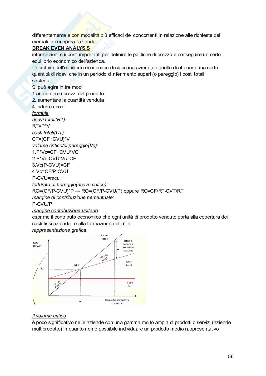 Riassunto esame Economia aziendale, Prof. Magli Francesca, libro consigliato Economia aziendale , Alberto Nobolo Pag. 56