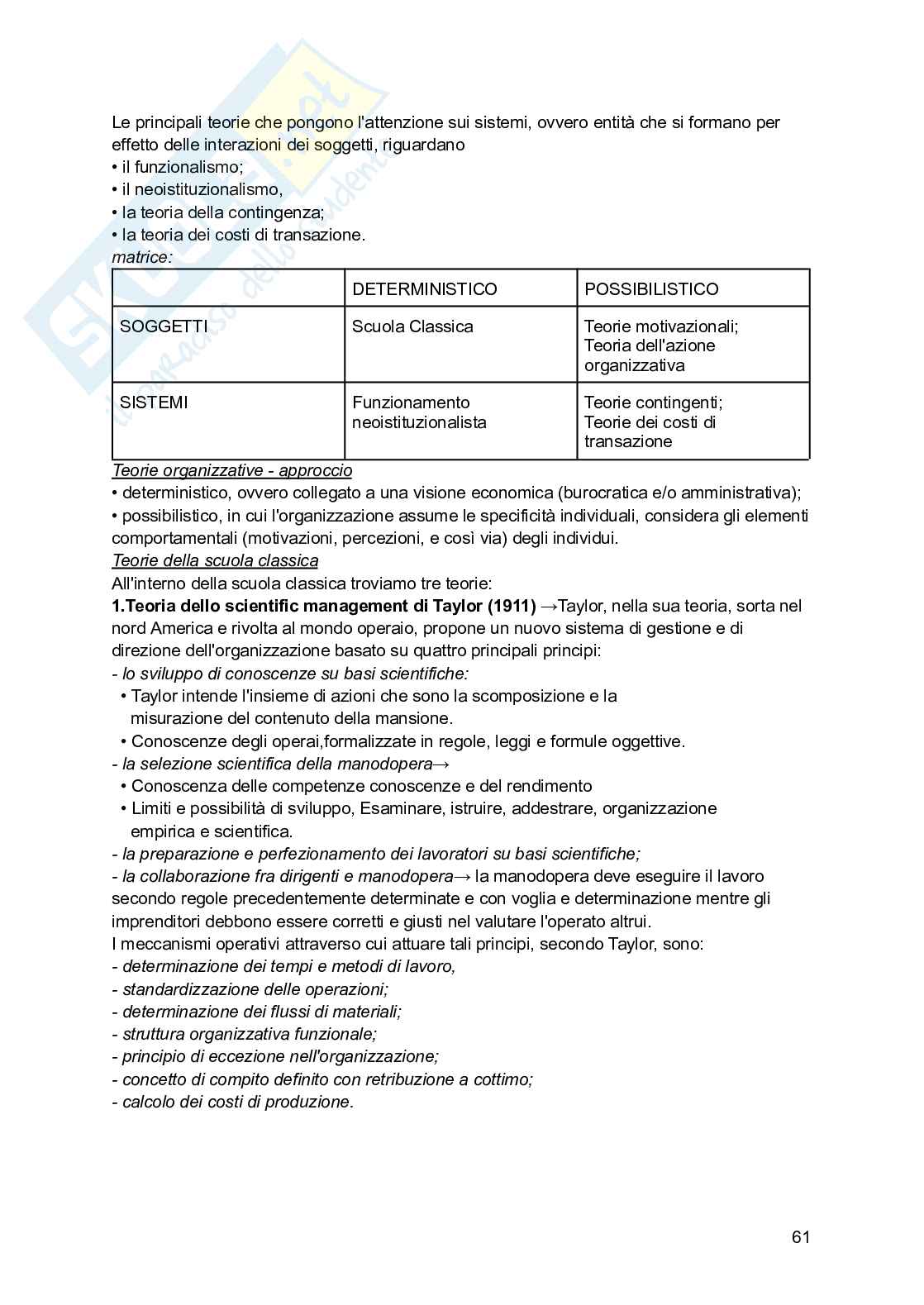 Riassunto esame Economia aziendale, Prof. Magli Francesca, libro consigliato Economia aziendale , Alberto Nobolo Pag. 61