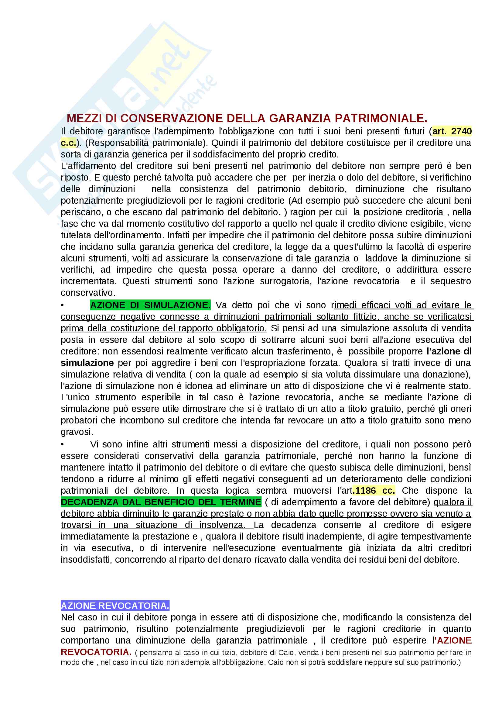 Situazioni di garanzia Pag. 6
