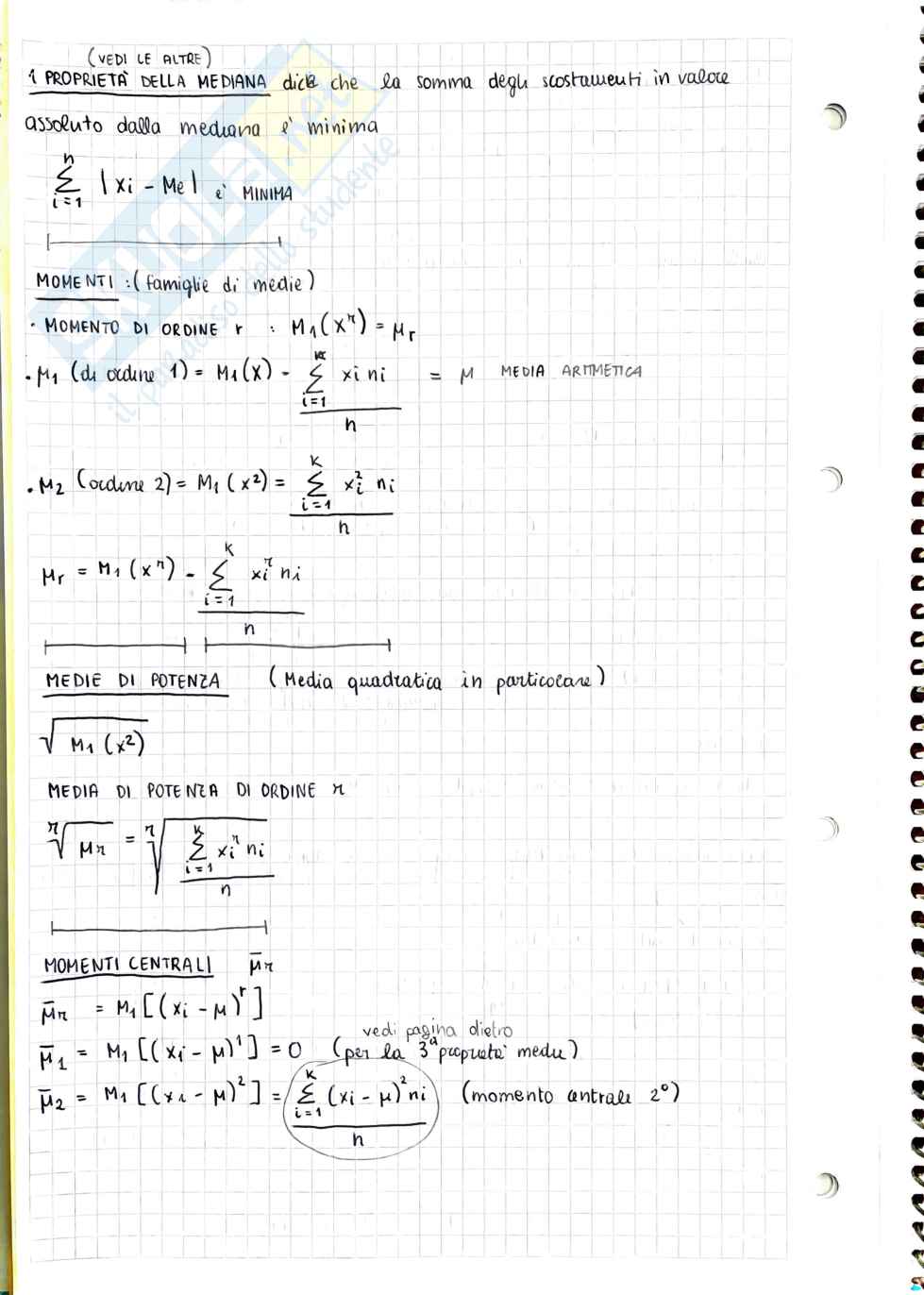 Appunti statistica parte 1 Pag. 6