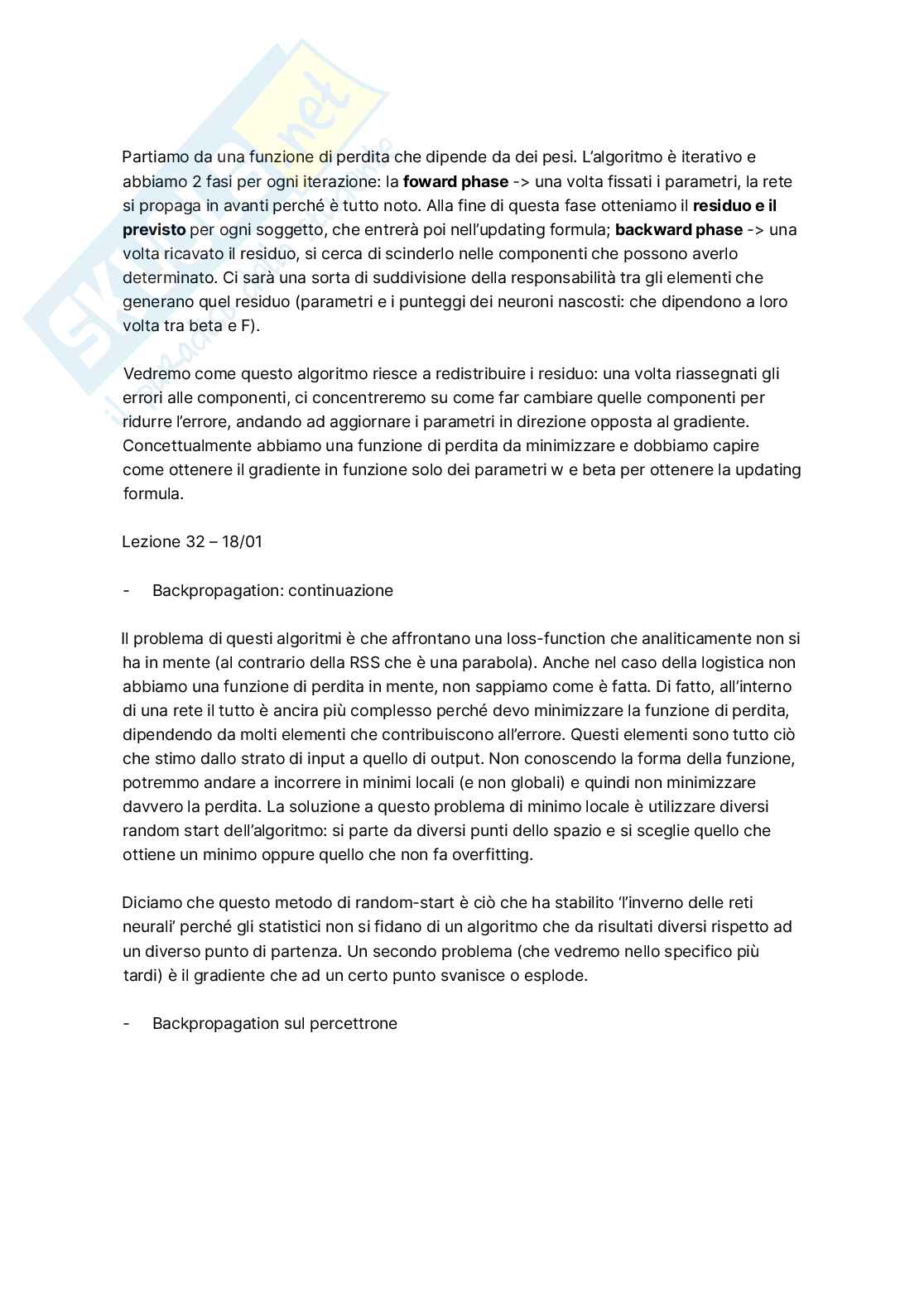 Data mining e machine learning - SGI, terzo anno Pag. 91