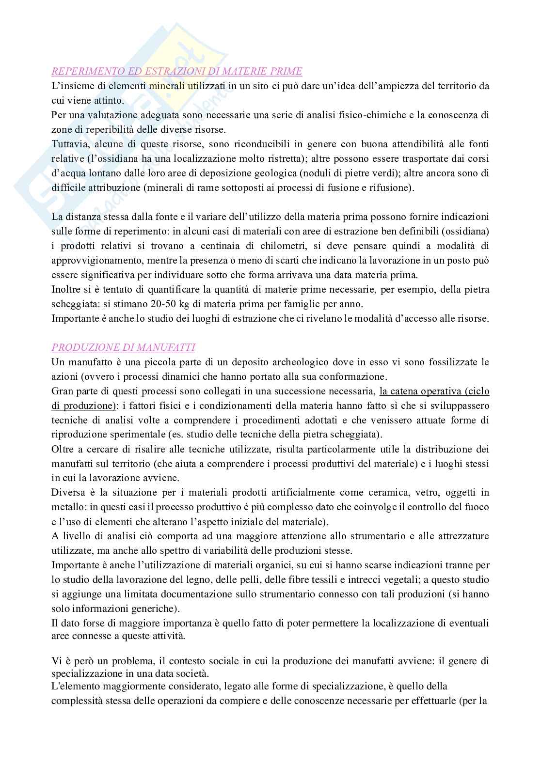Riassunto esame Archeologia preistorica e protostorica, Prof. Recchia Giulia, libro consigliato L'Europa della Preistoria, Alberto Cazzella Pag. 2