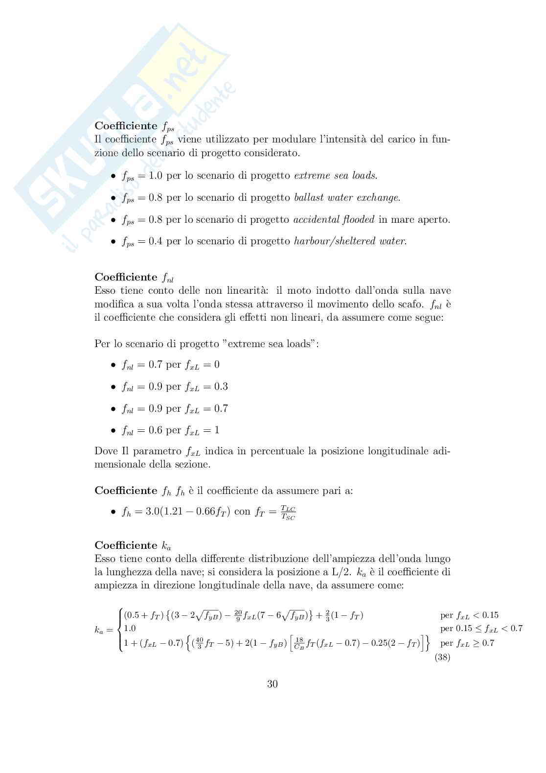 Relazione completa sulle Esercitazioni di Costruzioni navali 2 Pag. 31