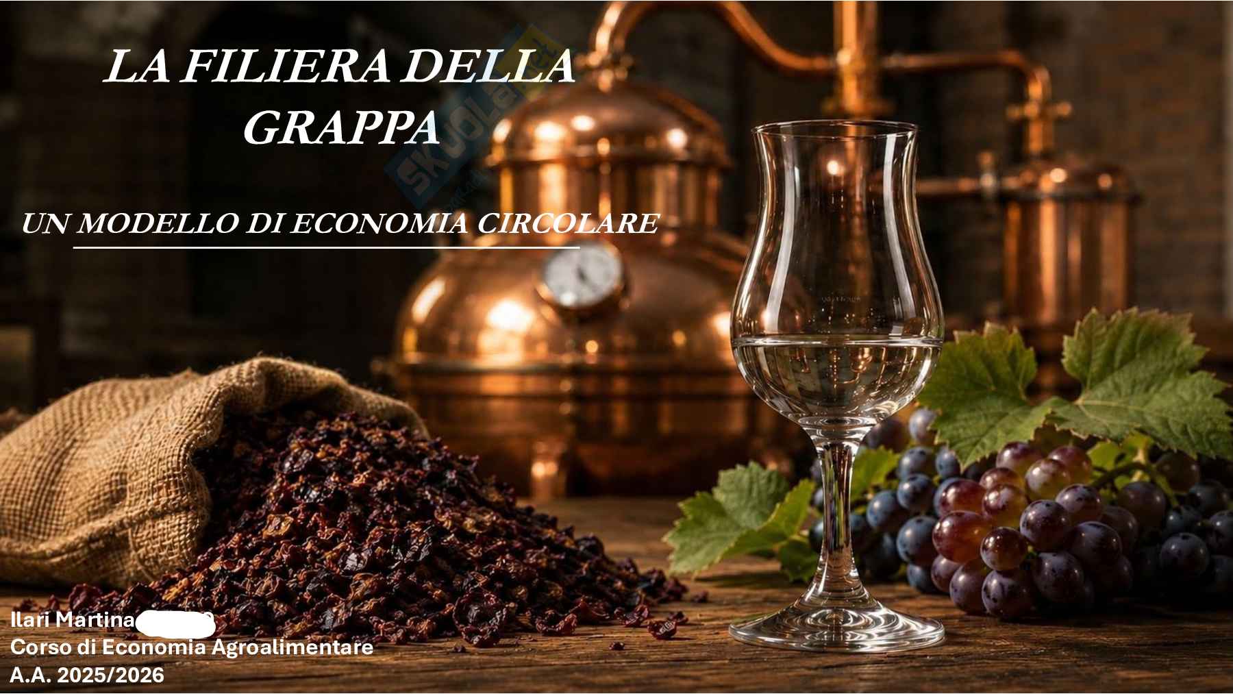 Filiera della grappa: un modello di economia circolare Pag. 1