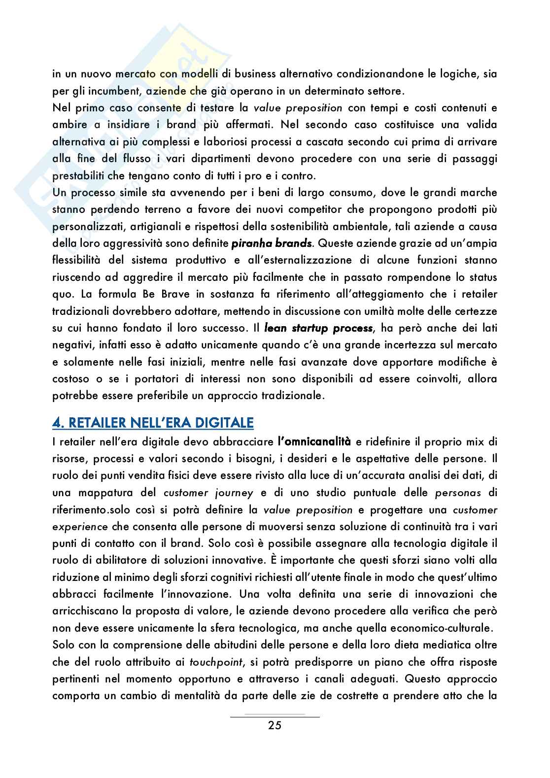Riassunto esame Social media e comunicazione transmediale, Prof. Rossi Simone, libro consigliato Retail 4.0, Kotler, Stigliano Pag. 26