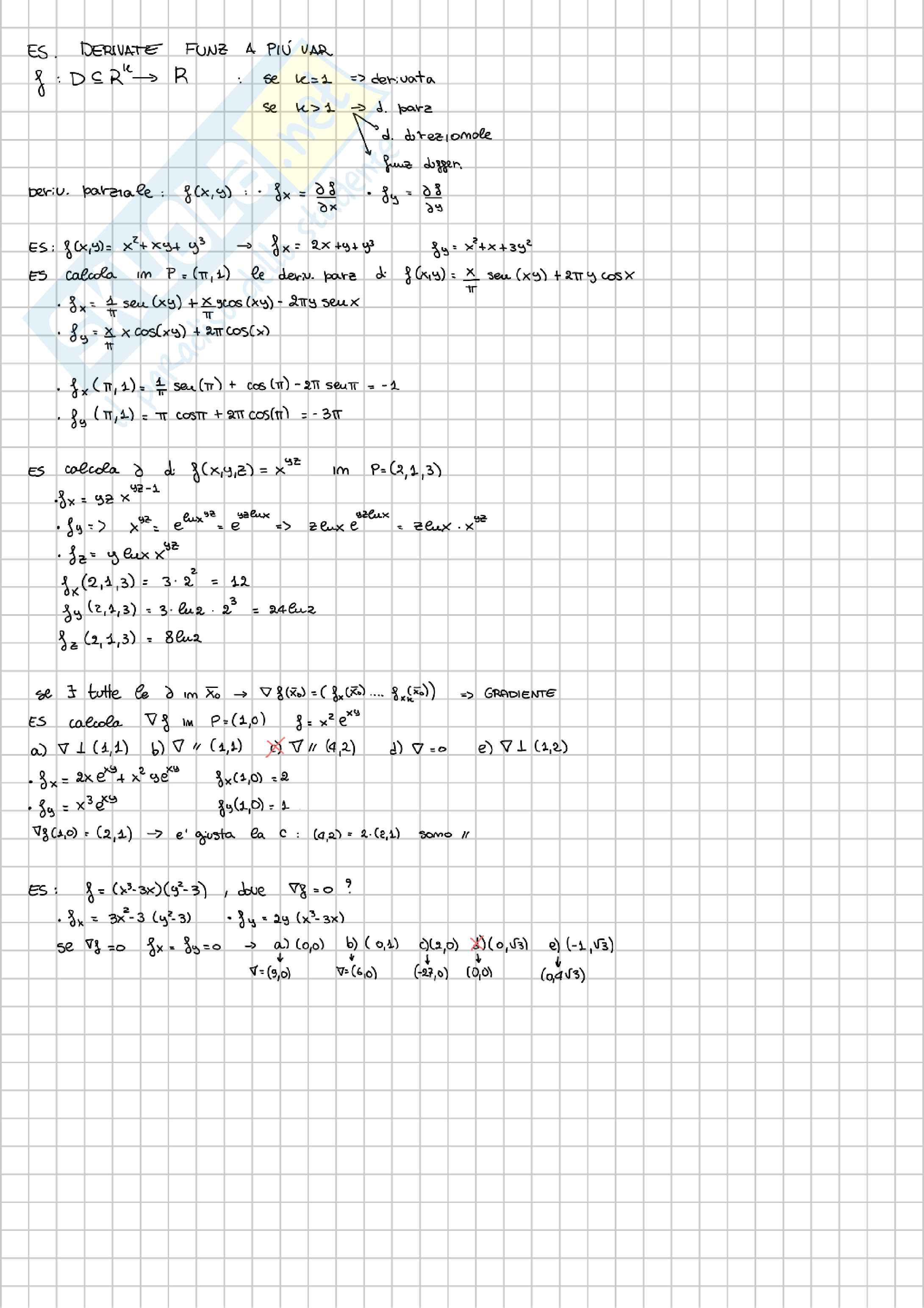 Analisi matematica 2 (Parte 1): dalle serie agli integrali multipli Pag. 21