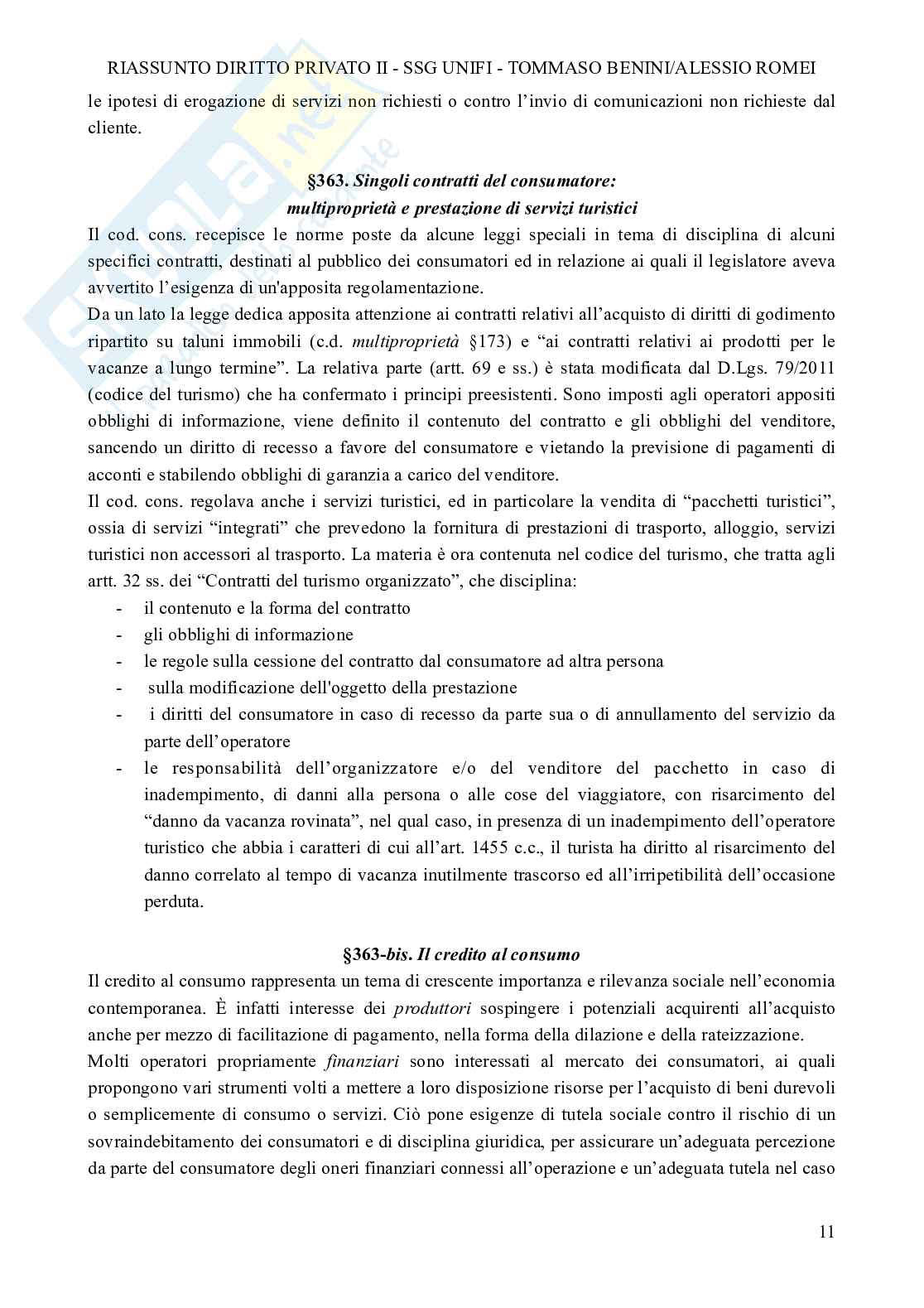 Riassunto esame Diritto privato II, Prof. Viciani Simona, libro consigliato Manuale di diritto privato, Torrente Pag. 11