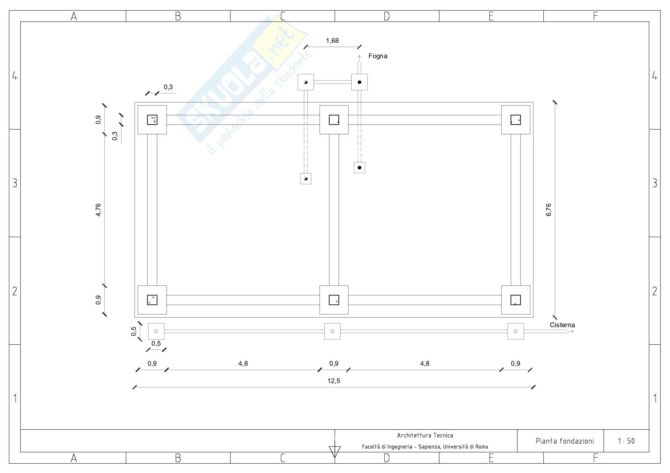 Esercitazione per l'esame di Architettura tecnica Pag. 11