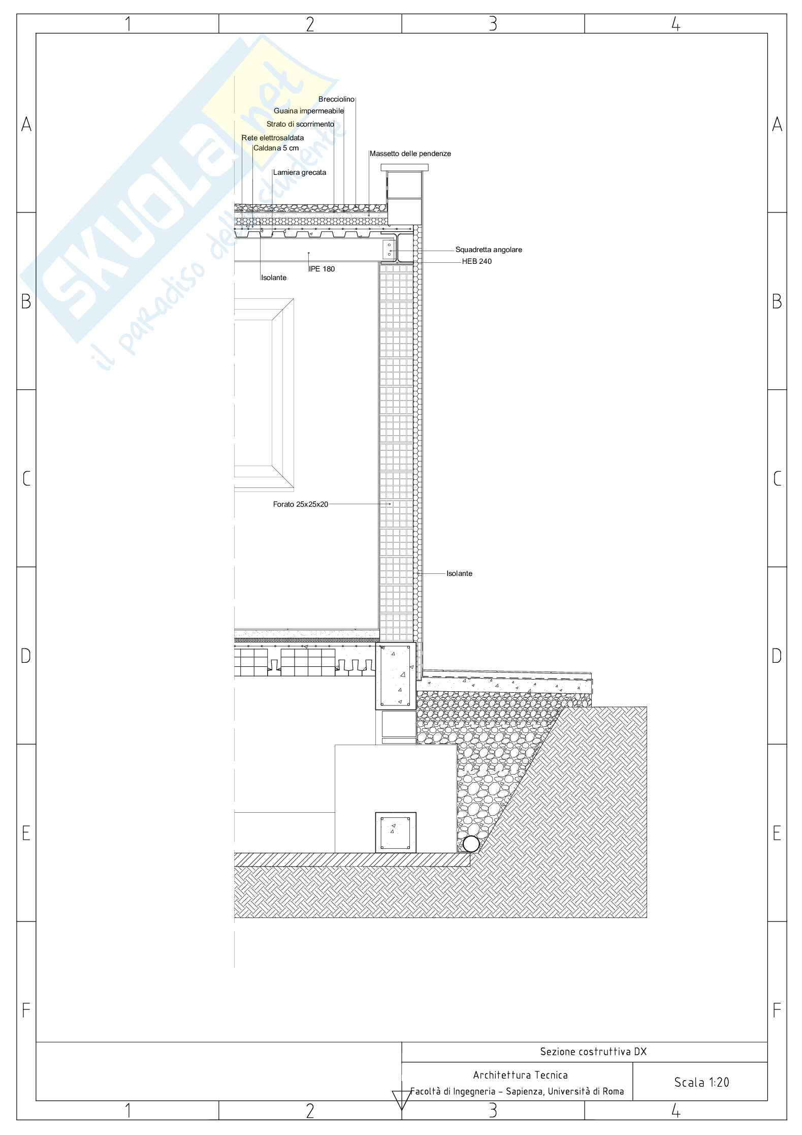 Esercitazione per l'esame di Architettura tecnica Pag. 16