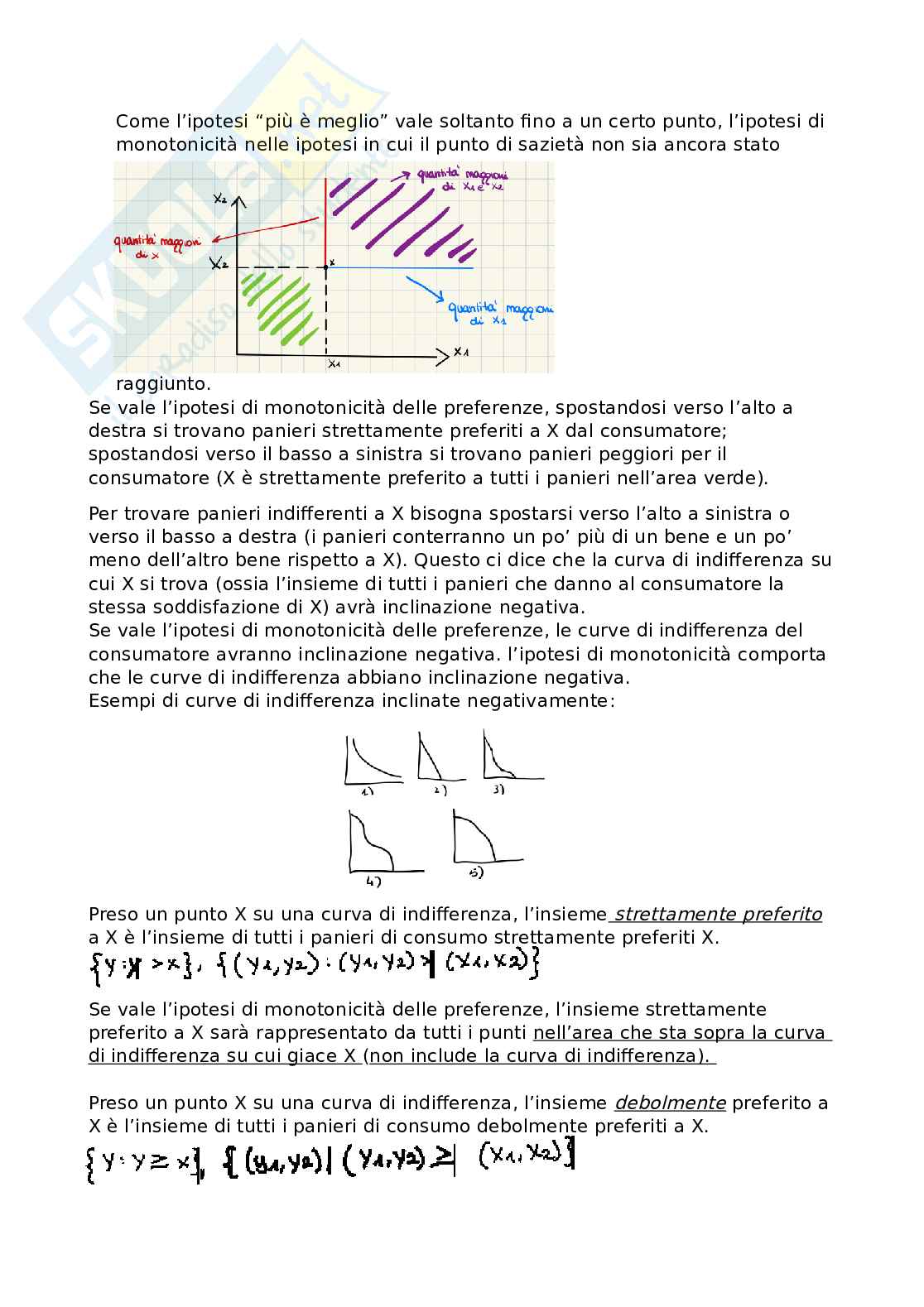 Riassunto esame Microeconomia, Prof. Busetto Francesca, libro consigliato Microeconomia , Varian Pag. 11