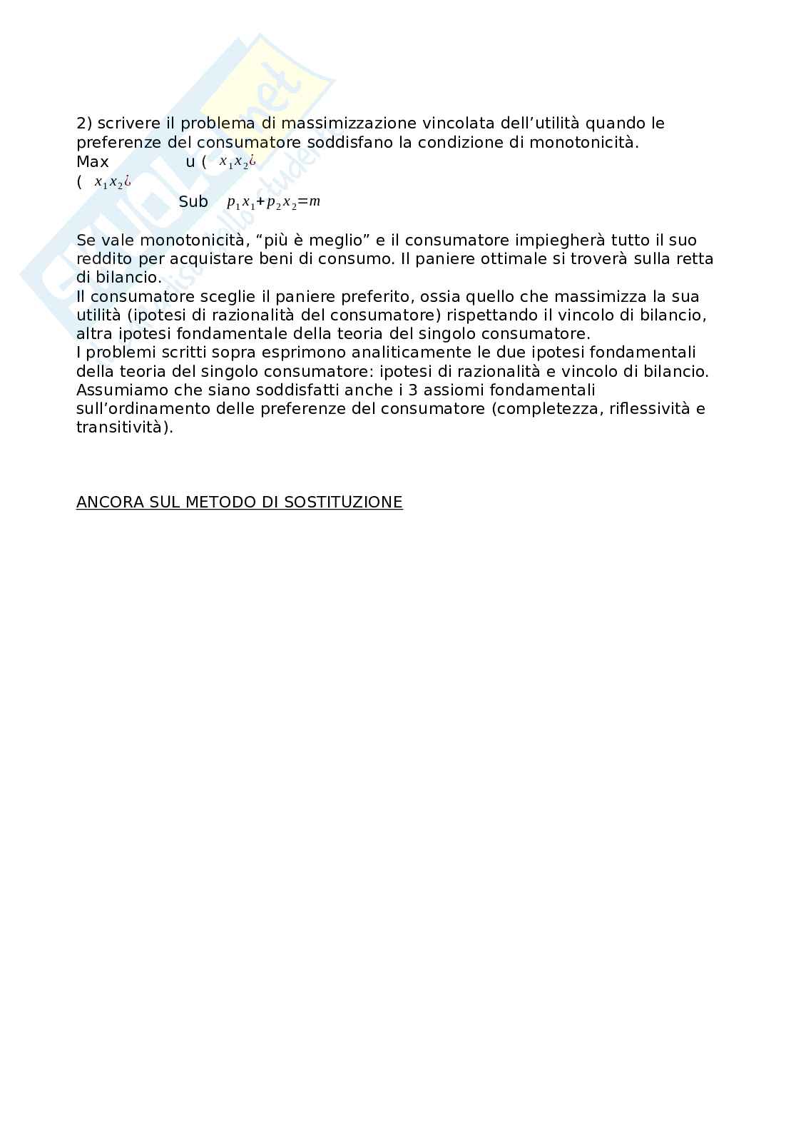Riassunto esame Microeconomia, Prof. Busetto Francesca, libro consigliato Microeconomia , Varian Pag. 41