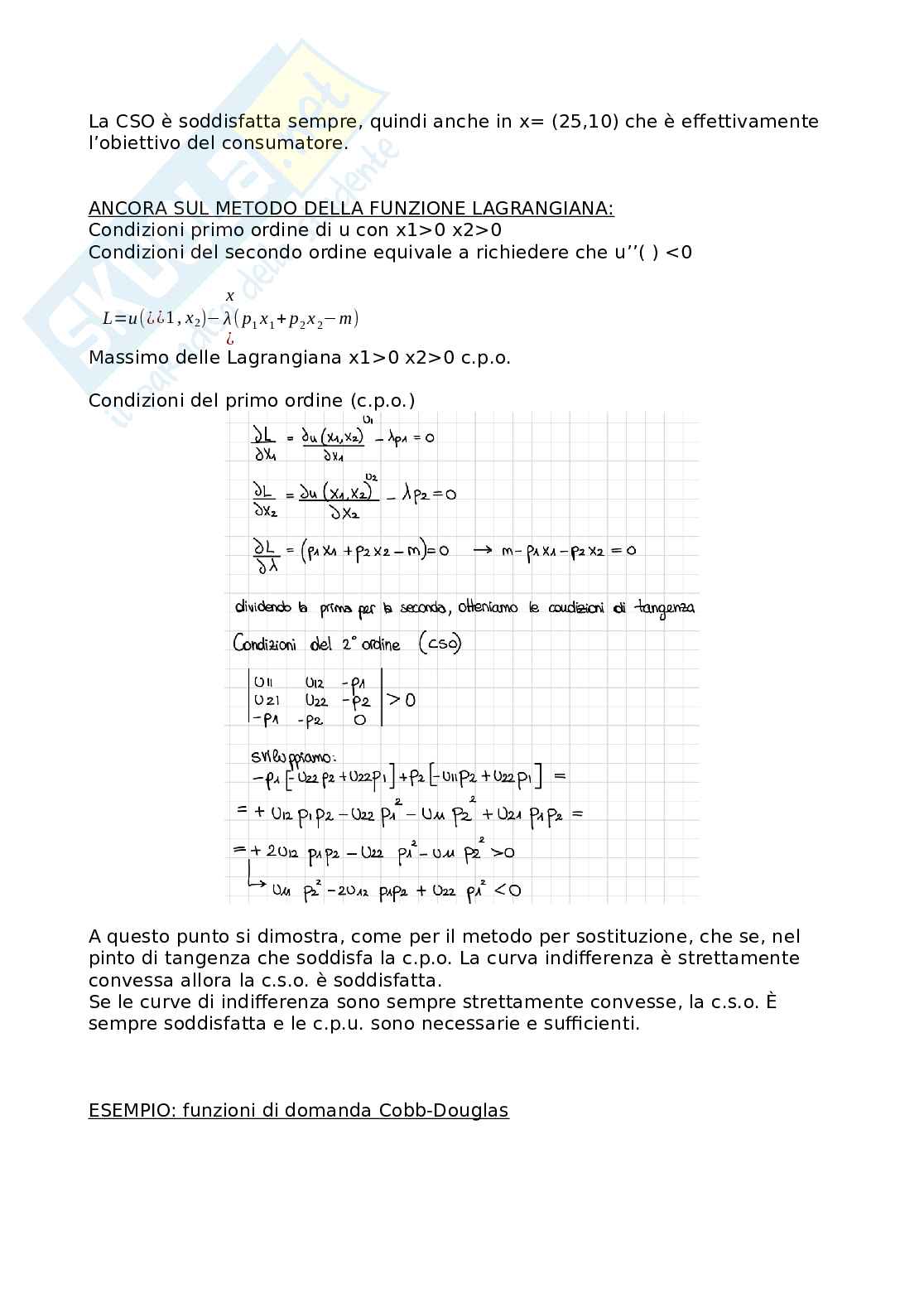 Riassunto esame Microeconomia, Prof. Busetto Francesca, libro consigliato Microeconomia , Varian Pag. 46