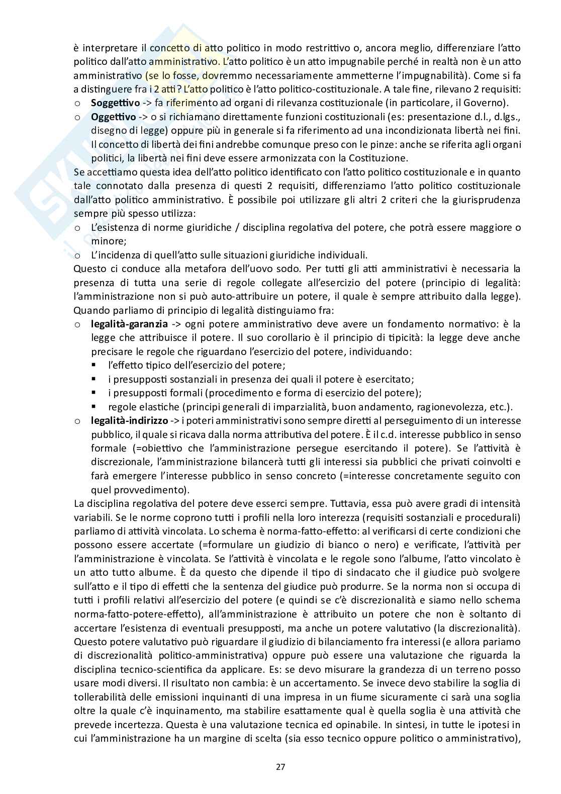 Diritto processuale amministrativo (Principi costituzionali)  Pag. 11