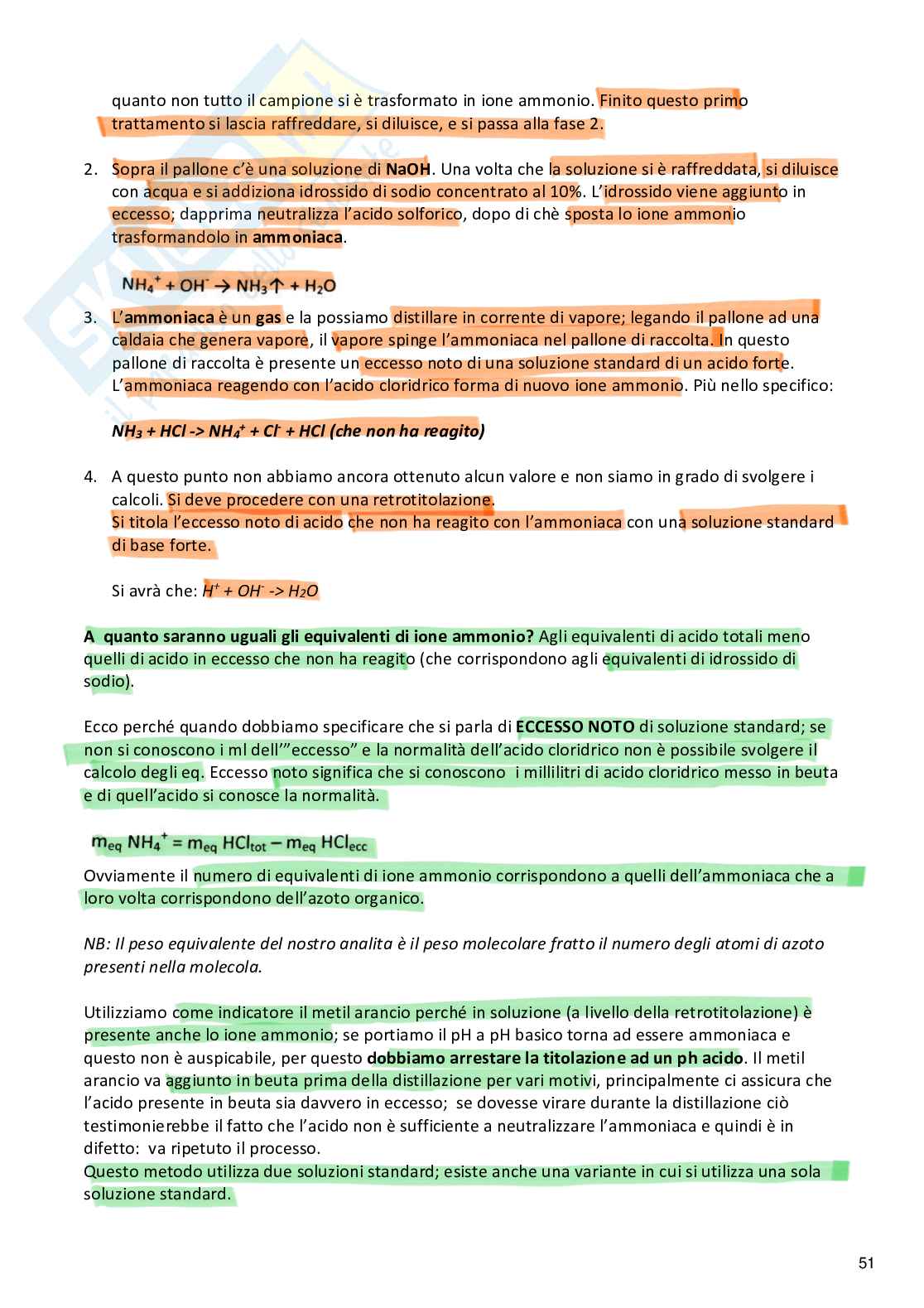 Analisi dei medicinali II Pag. 51