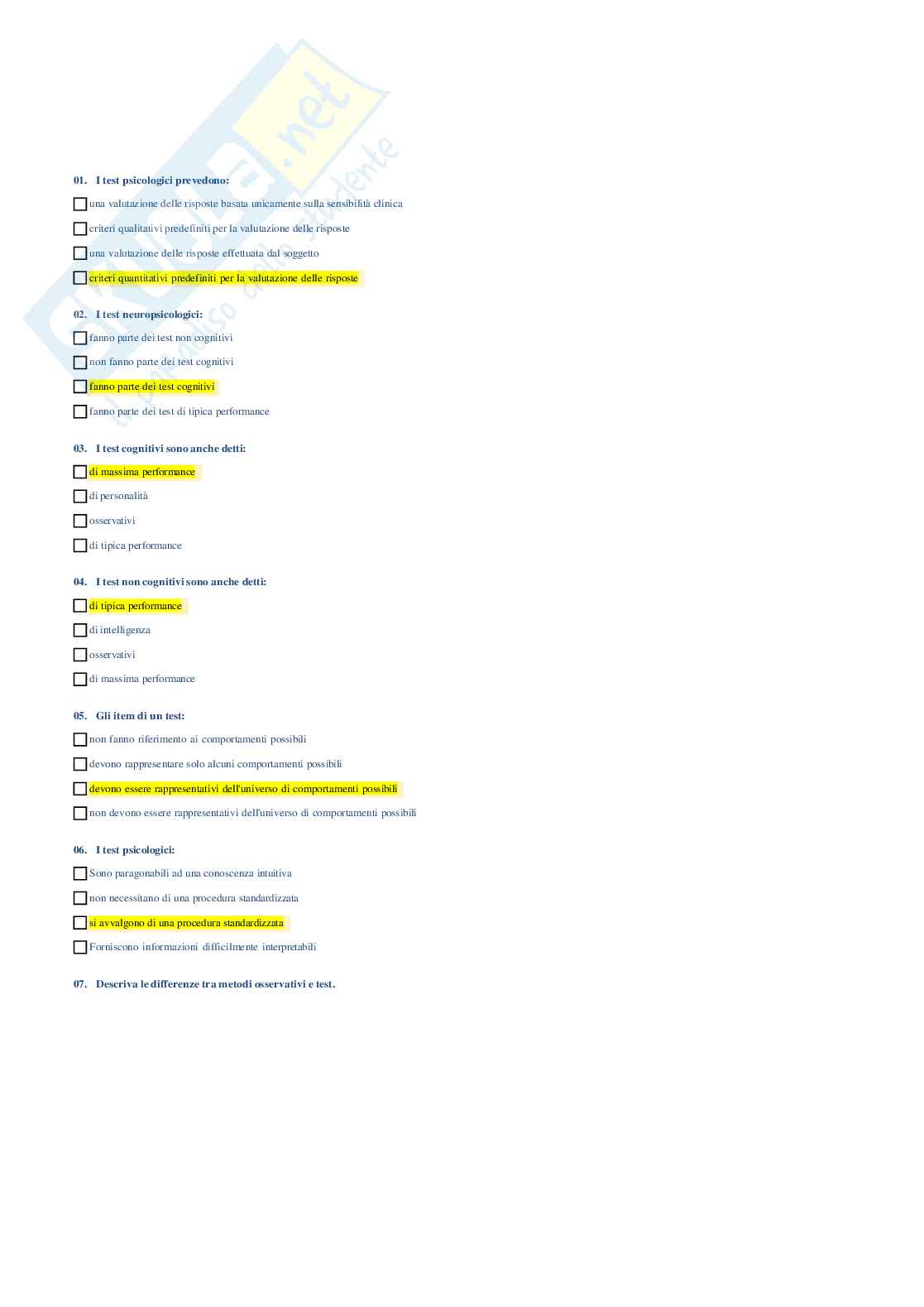Metodologia della ricerca psicologica Pag. 81