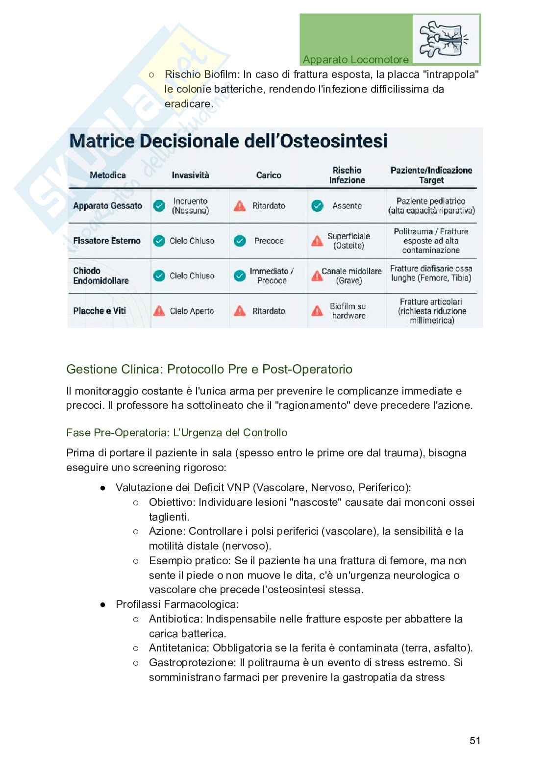 Apparato locomotore, traumatologia e ortopedia per Professioni sanitarie Pag. 51