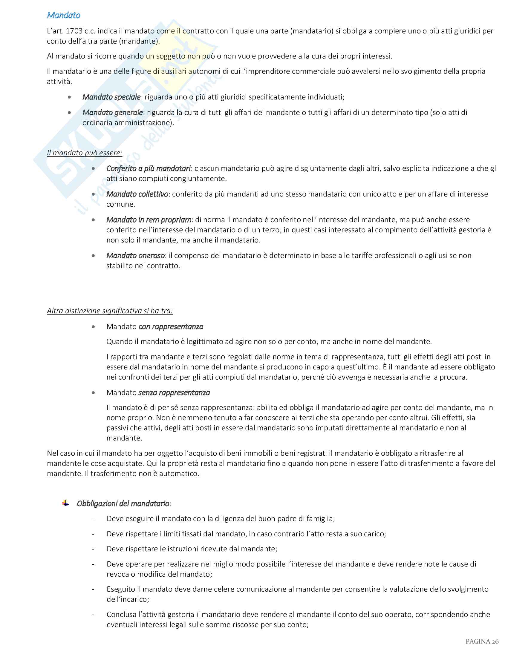 Diritto Commerciale A A 2014 2015 Pag. 26