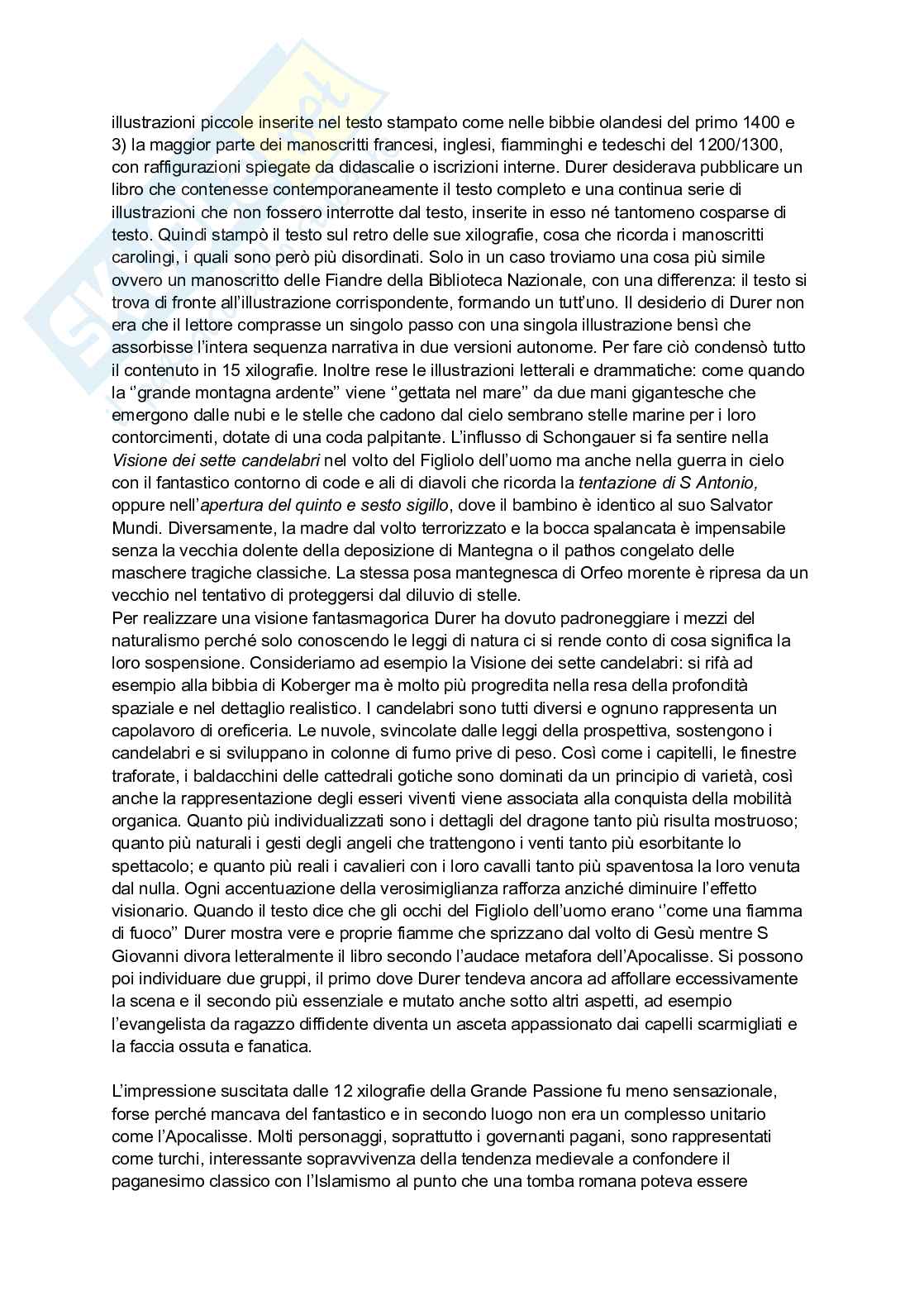 Appunti su Durer per esame, libro consigliato Dürer , Panofsky  Pag. 6