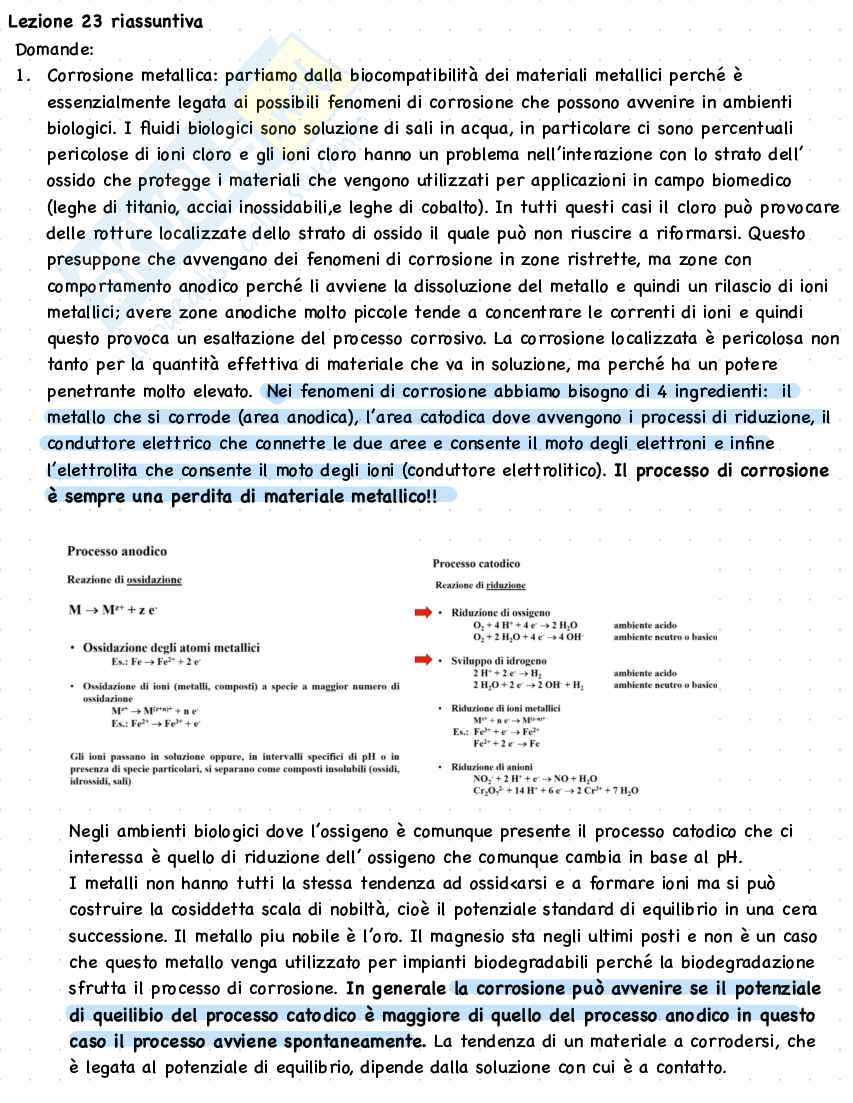 Schemi tecnologia dei materiali  Pag. 6