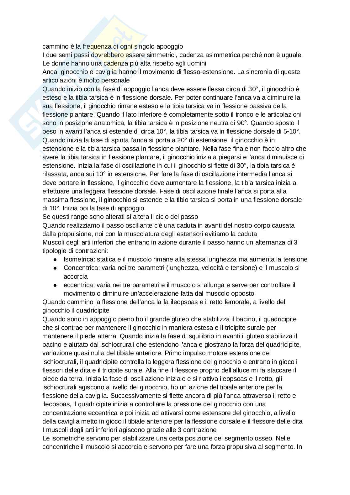 Appunti Chinesiologia Pag. 6